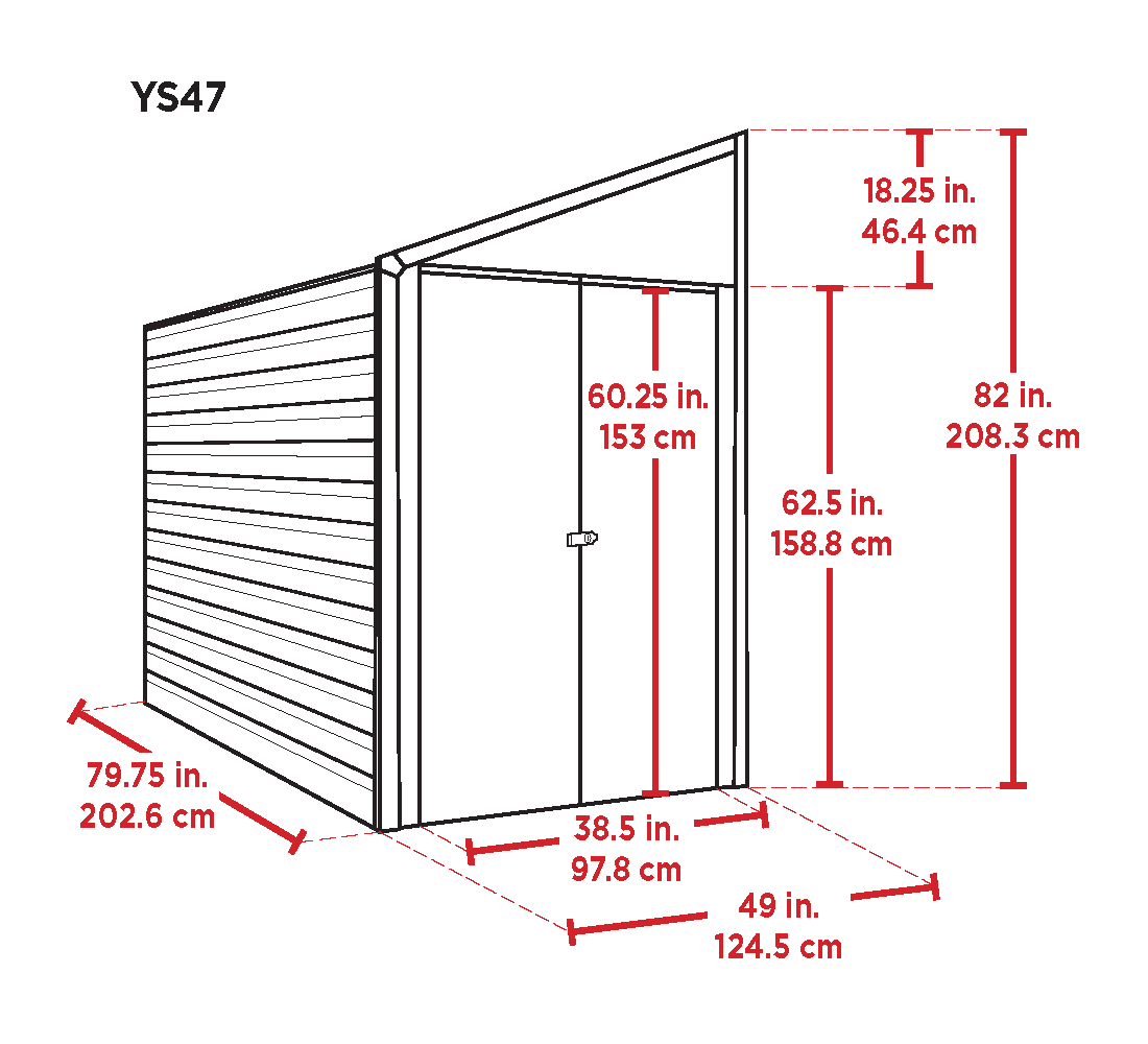 Arrow YS47-A Metal-Storage-Buildings-Sheds - View #3