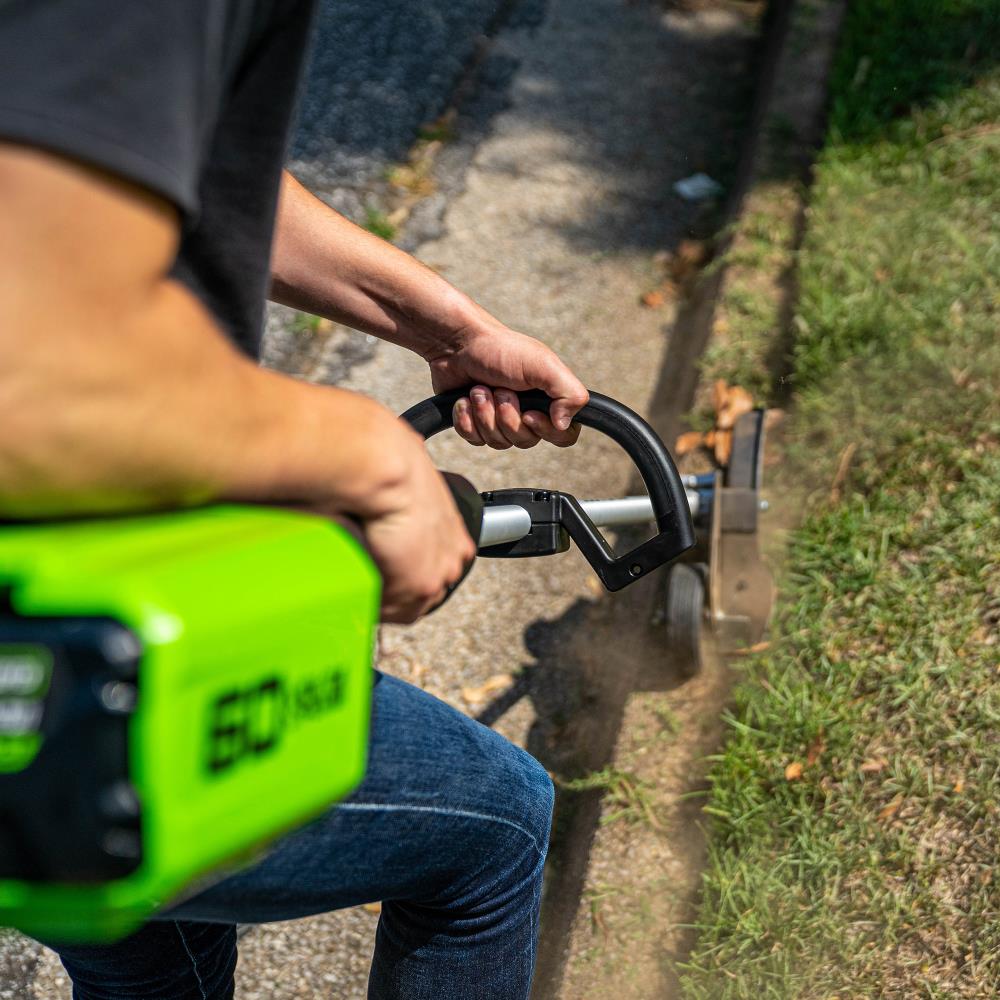 Greenworks Pro 8 in Battery Lawn Edger Battery Included in the Lawn Edgers department at Lowes
