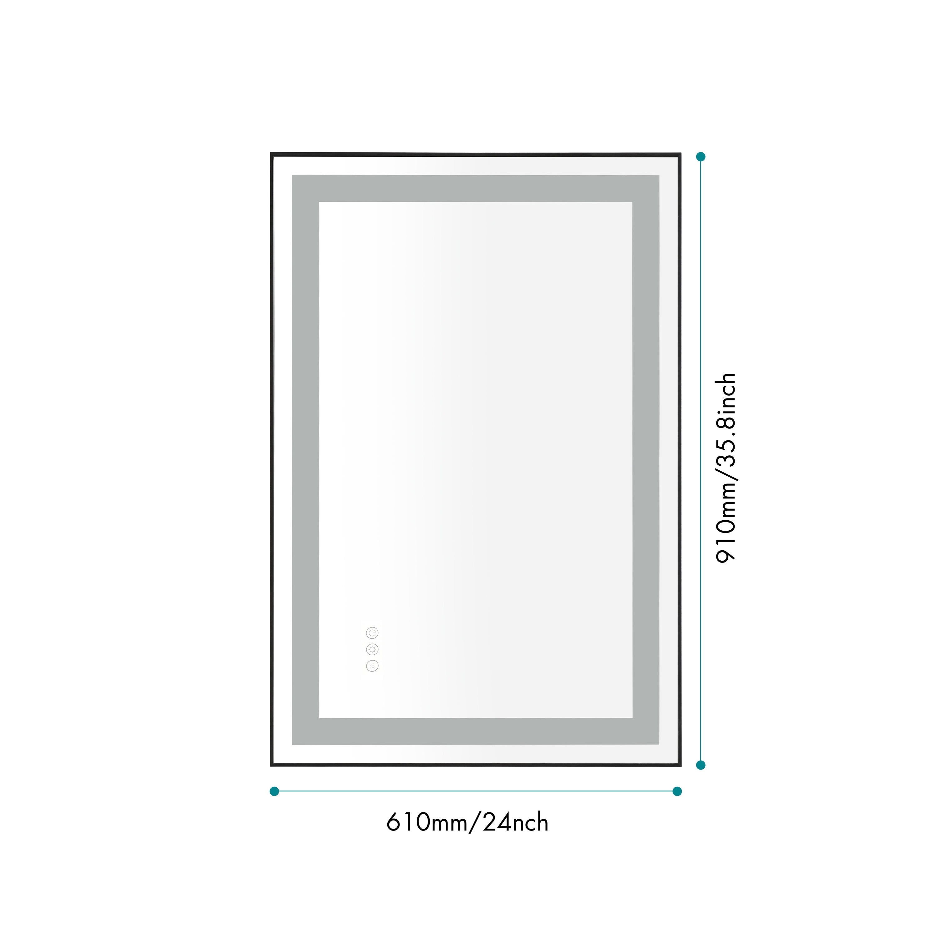 Vacolite KP-931HB Framed-Bath-Mirrors - View #7