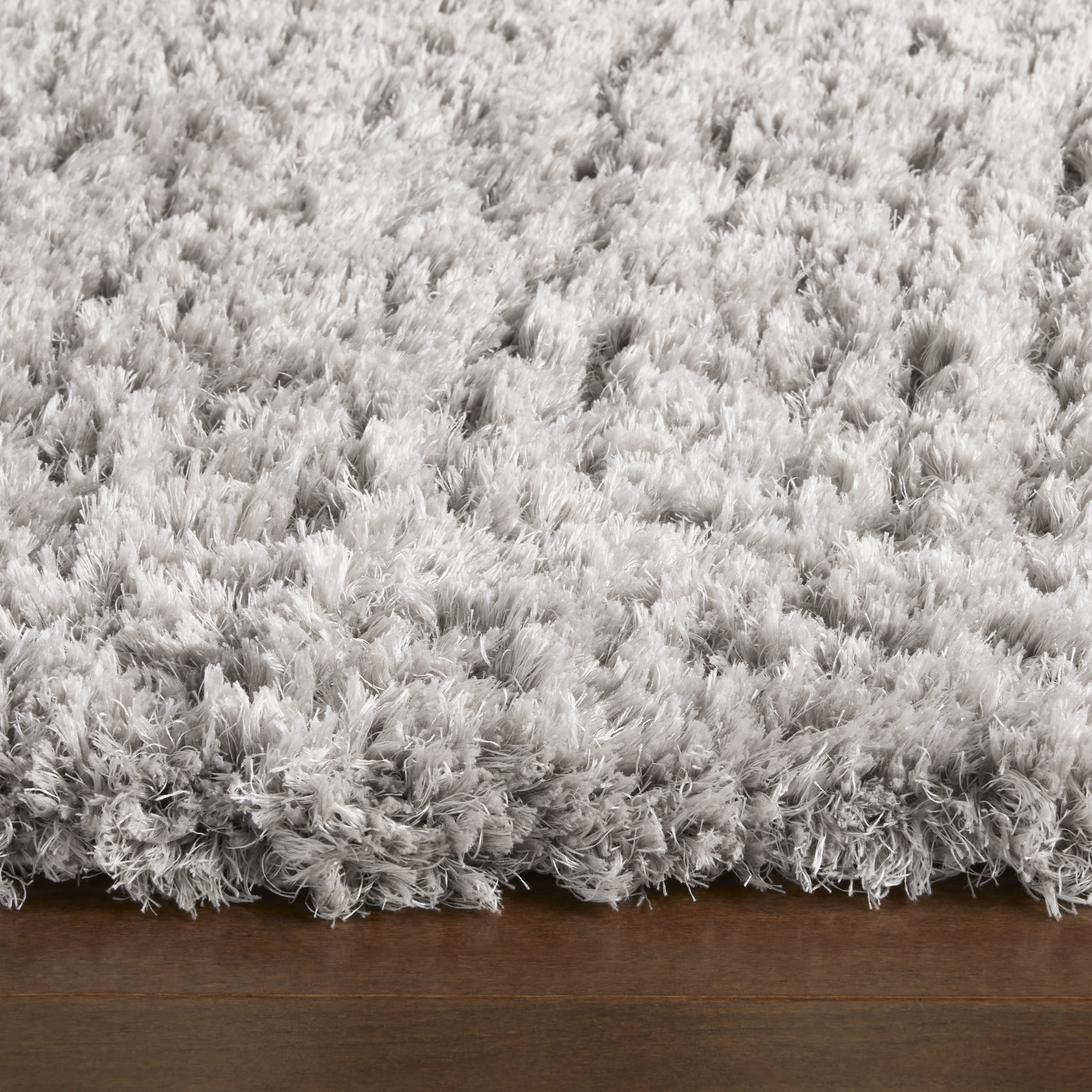 Everloom Royal Shag 2 x 8 Grey Indoor Solid Runner Rug at Lowes.com