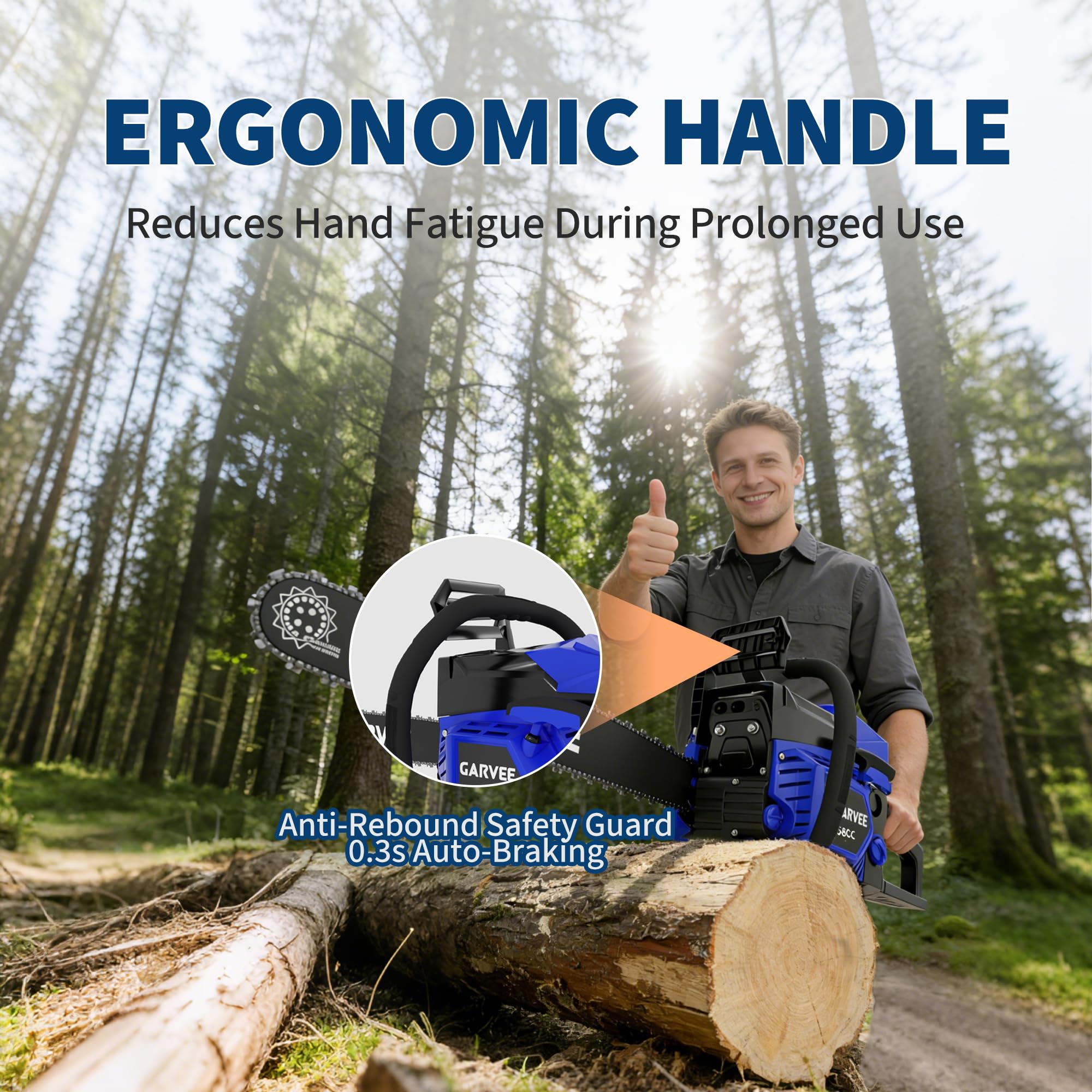 CazToi LYUPHO-15BRX5AE Cordless-Chainsaw - View #5