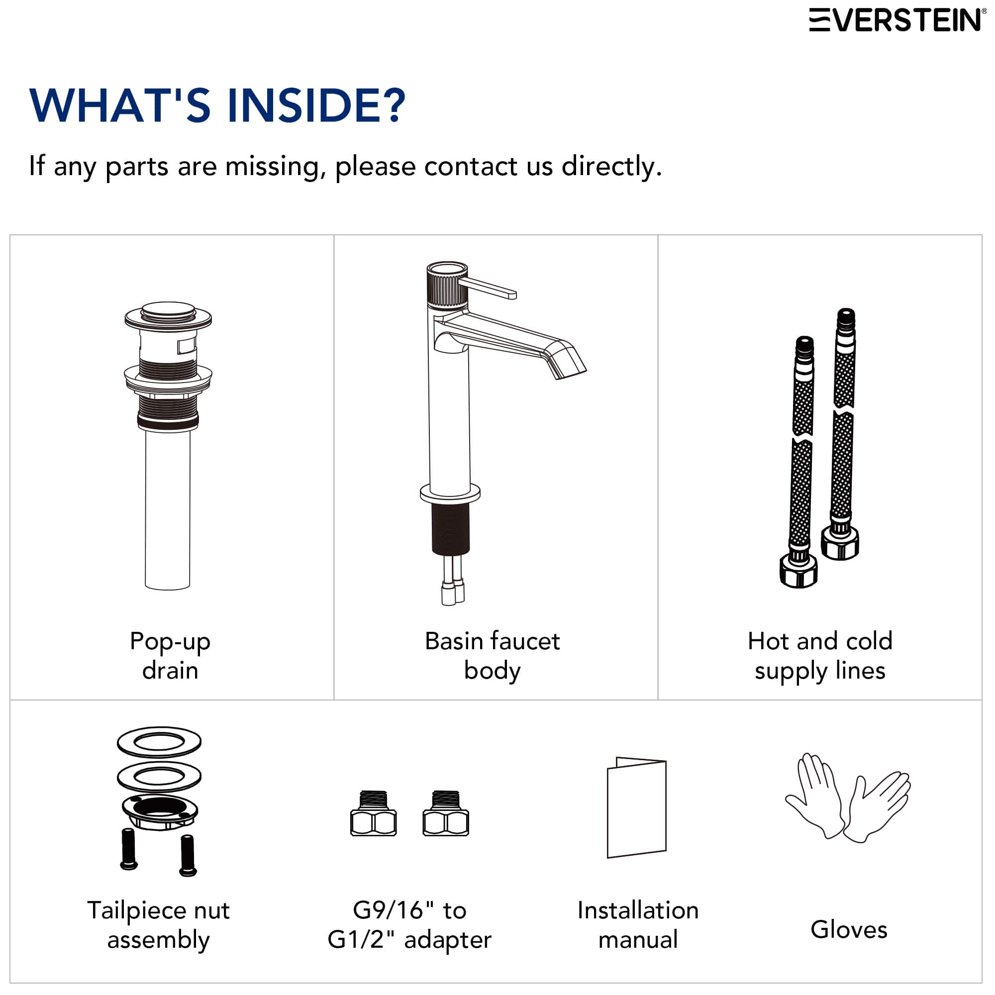 EVERSTEIN SFS-1313B-NK Lavatory-Faucets - View #12