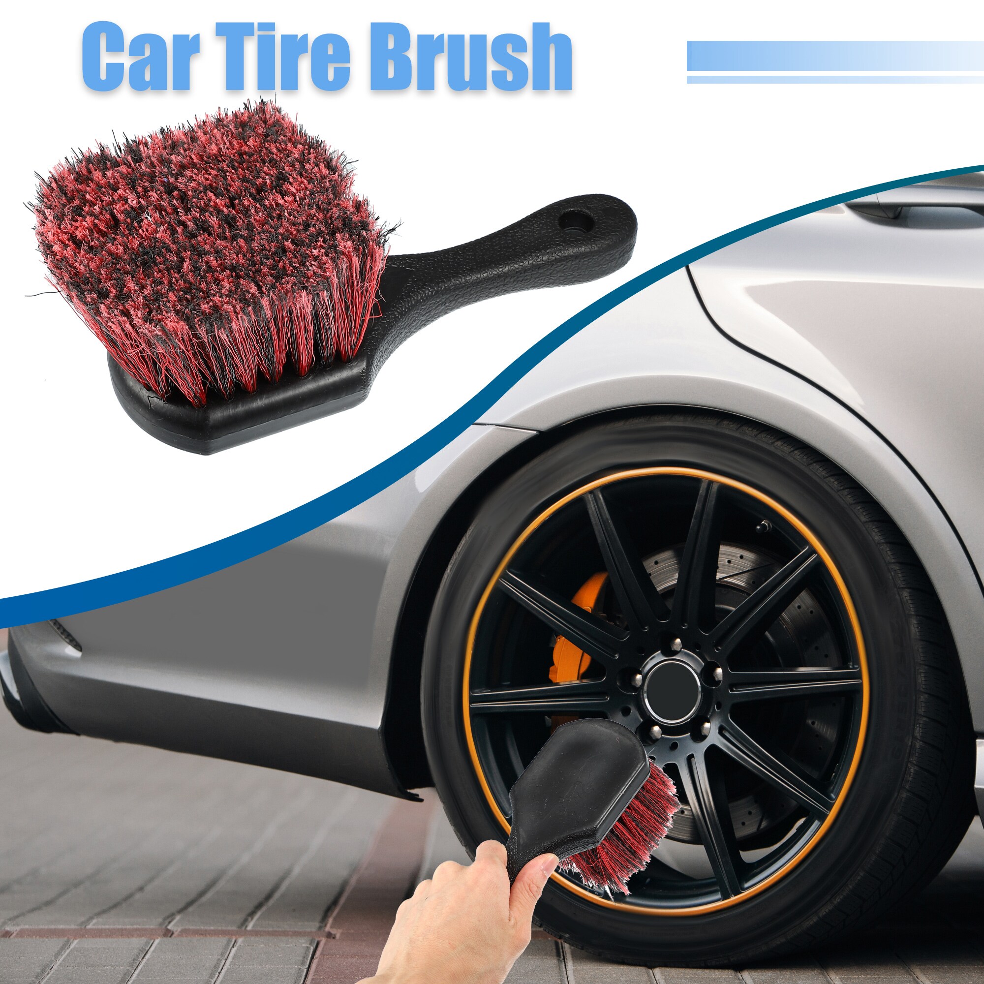 Unique Bargains S26010400UX4729 Automotive-Cleaning-Brushes - View #2
