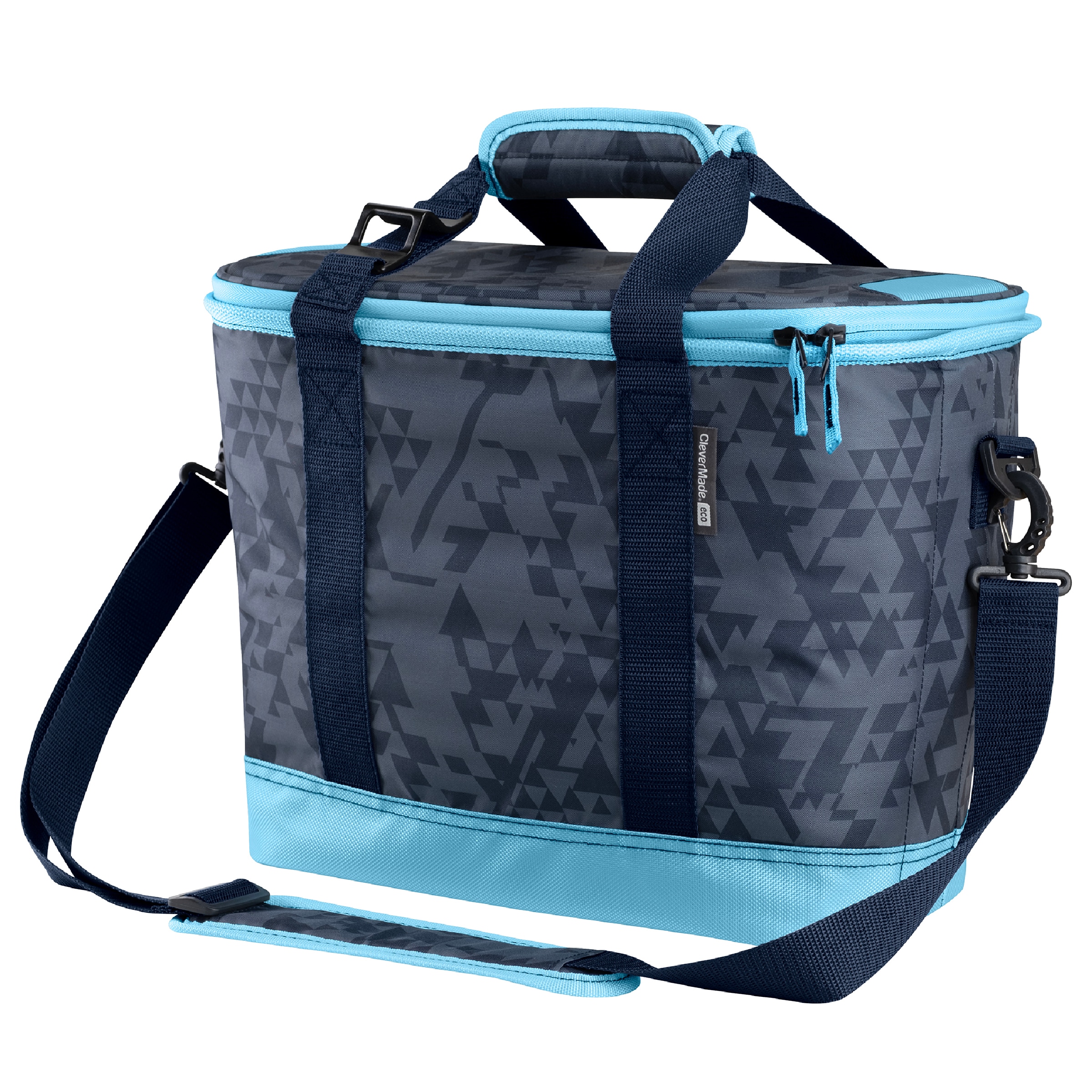 CleverMade 7062-7545-0821 Blue 30 Cans Soft Insulated Personal cooler