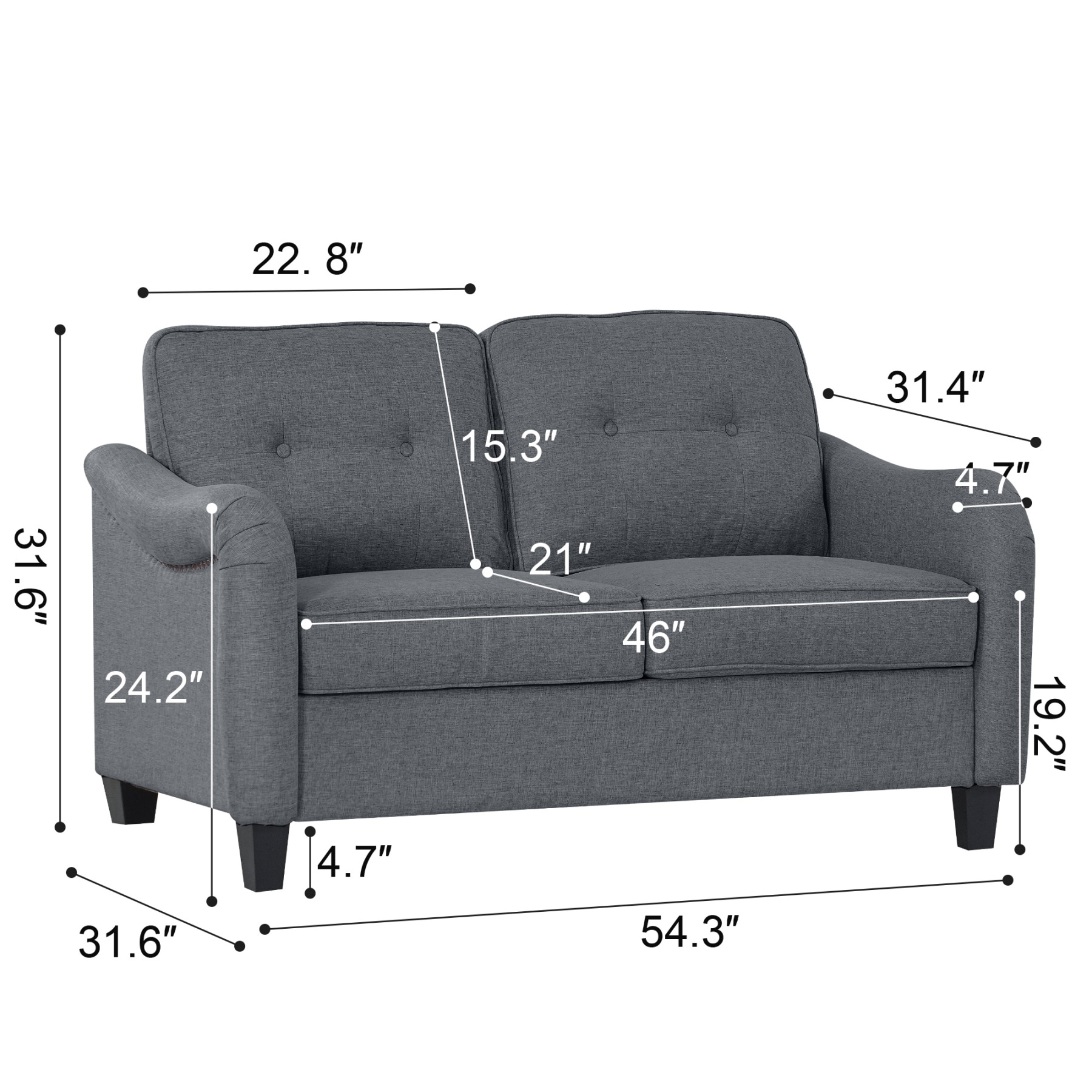 Bybafun YA3700017 Living-Room-Sets - View #3