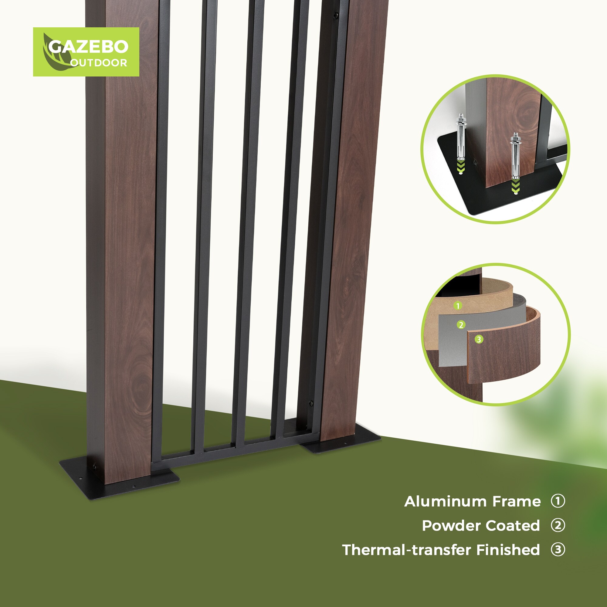  ZPPFDJR-1113-Z-WL3 Wood-Resin-Gazebos - View #5