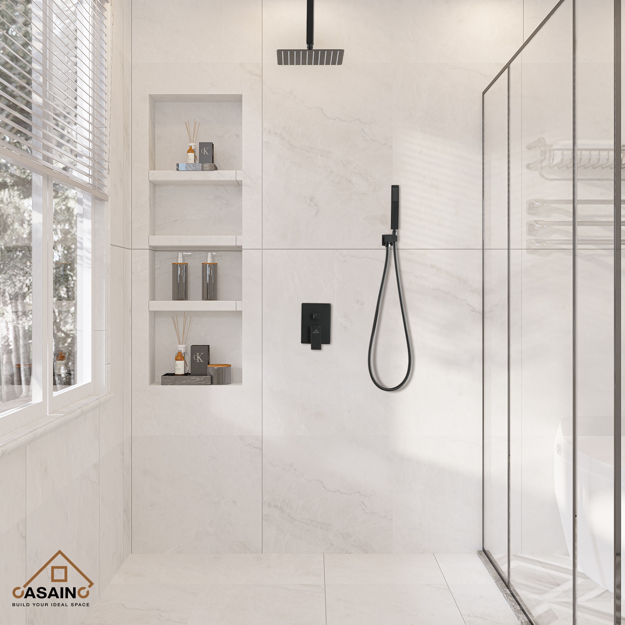 CASAINC RB0749-WE Showerhead-Bar-Panels - View #3