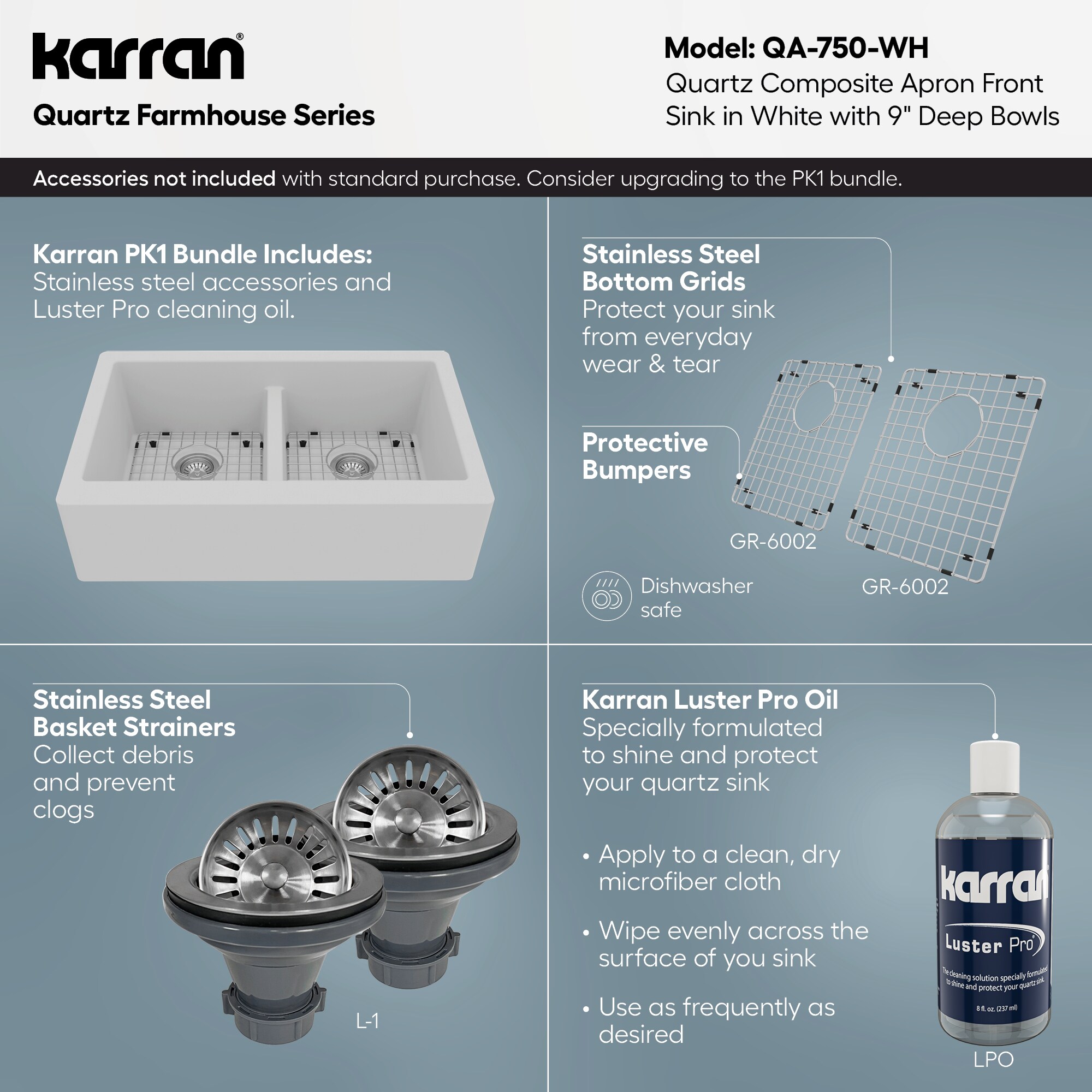 Karran QA-750-WH Kitchen-Sinks - View #5