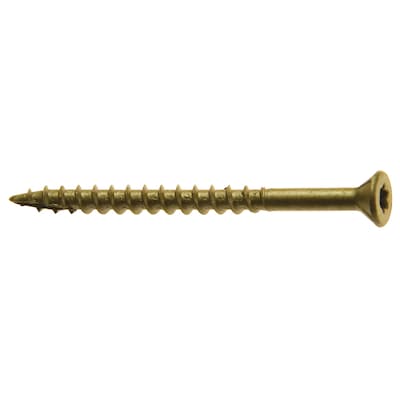3 Builders Choice T-25 Star Drive Coated Green Deck Screw 5 LB 