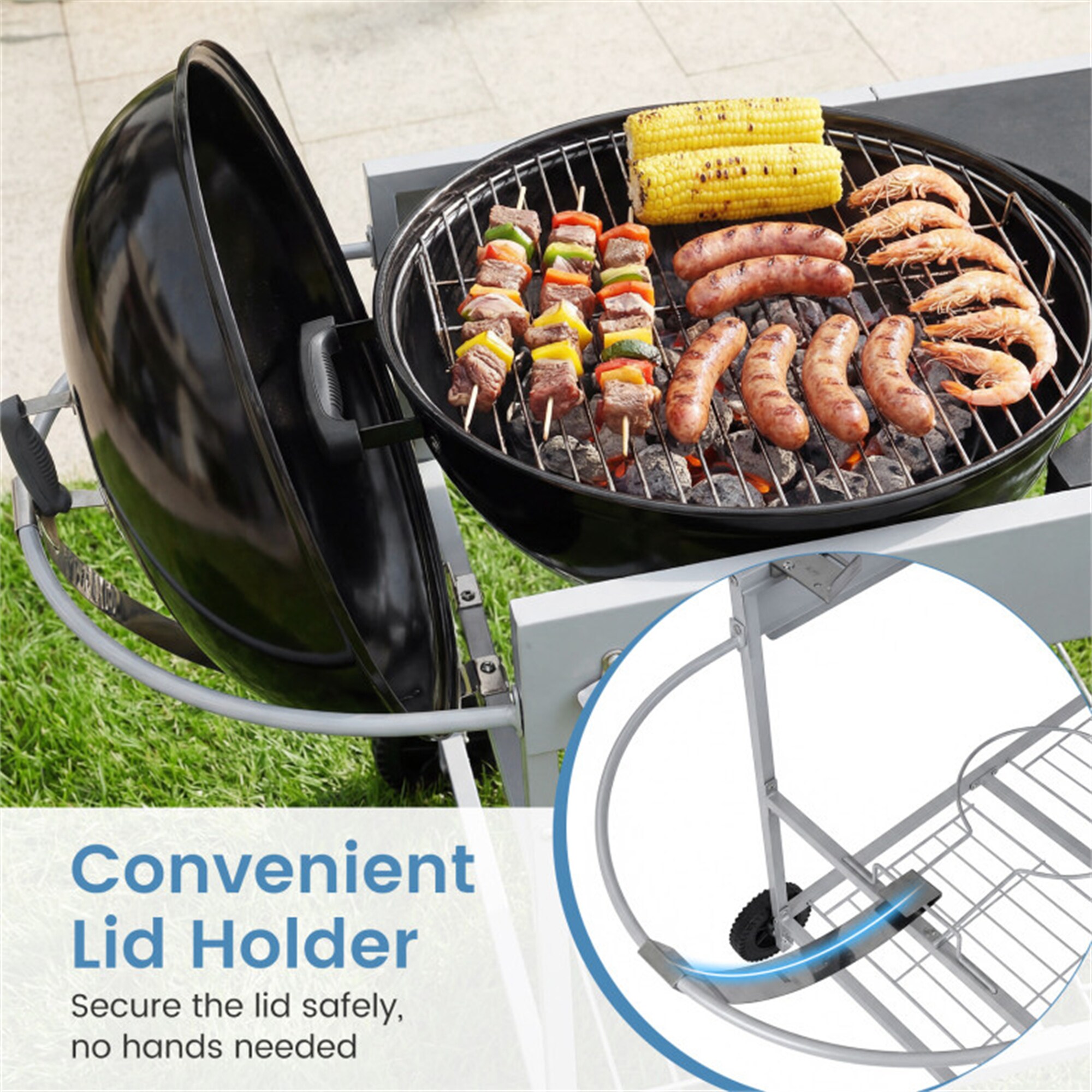 BABOOM BOM-12394DK-CO Grill-Carts-Grill-Stands - View #6