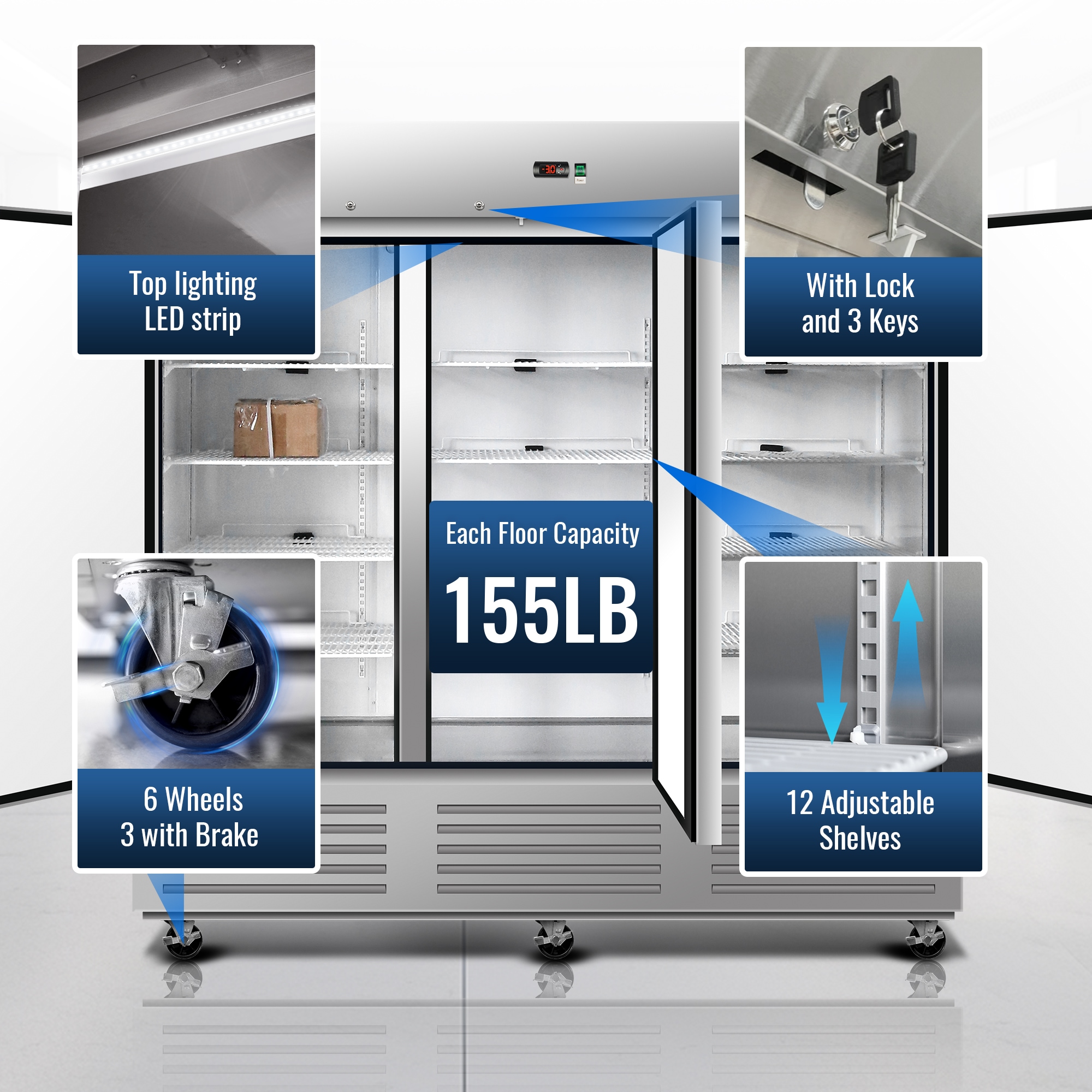 Xspracer ML-CR1800 Commercial-Freezers - View #6