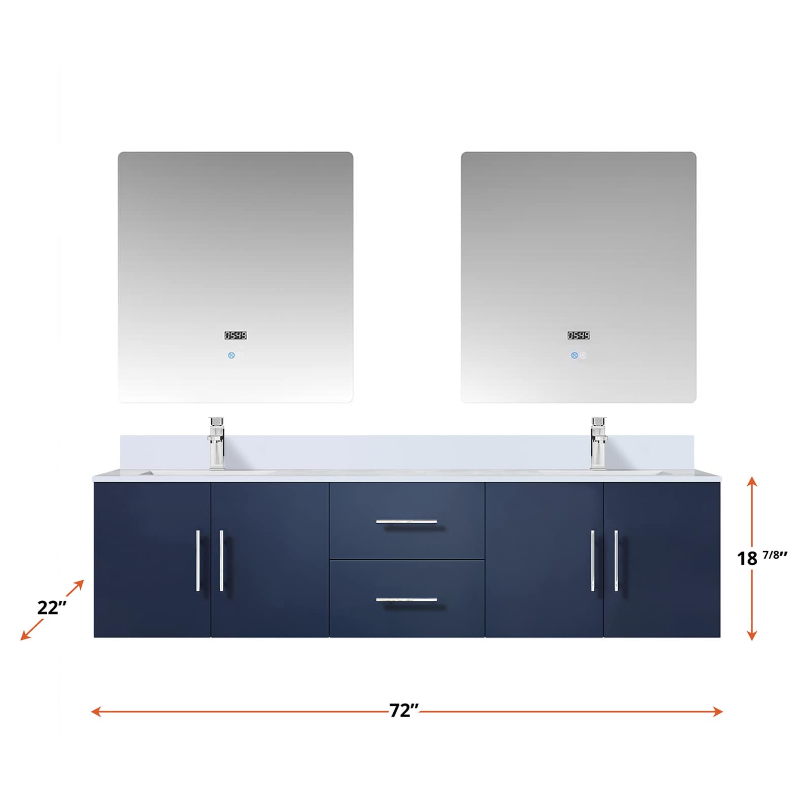 Lexora LVG72DE211 Bath-Vanity-Combo - View #4