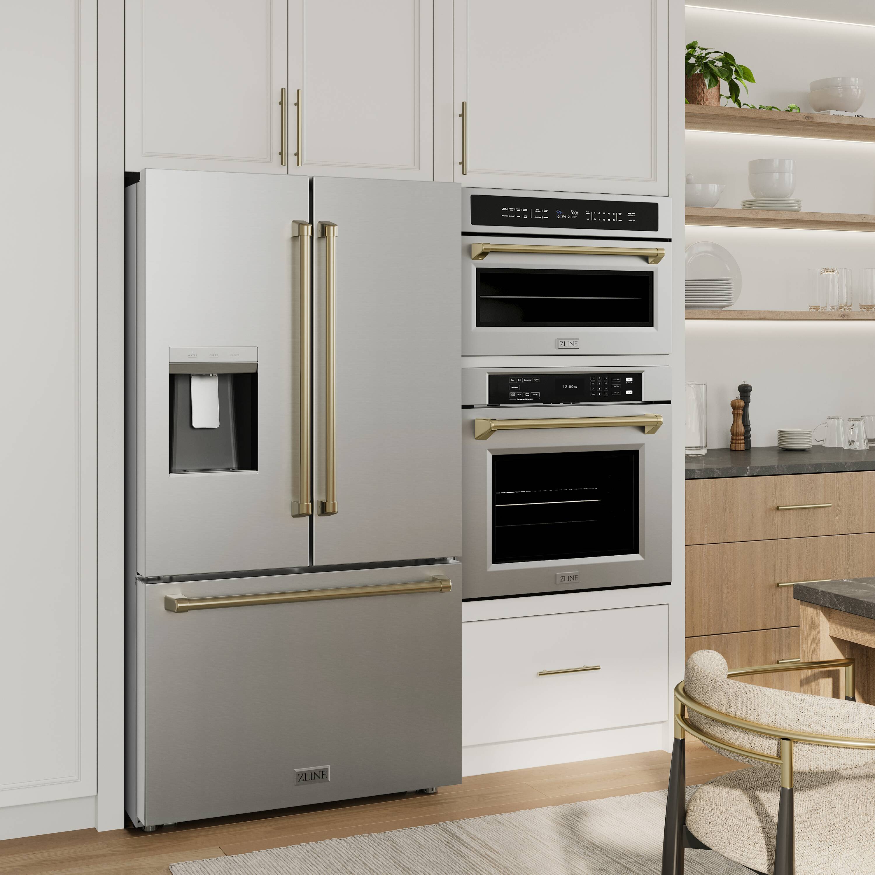 ZLINE KITCHEN & BATH RSMZ-W-36-CB French-Door-Refrigerators - View #11