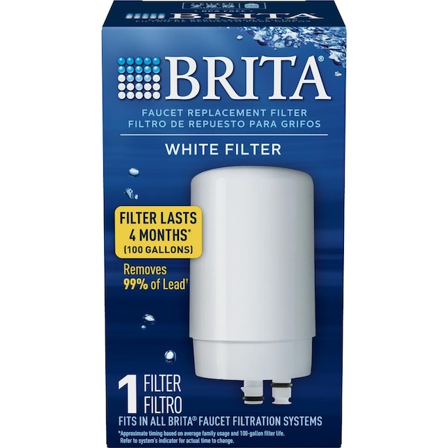Brita Brita On Tap Carbon Block Faucet Mount Replacement Filter in the Replacement  Water Filters & Cartridges department at Lowes.com