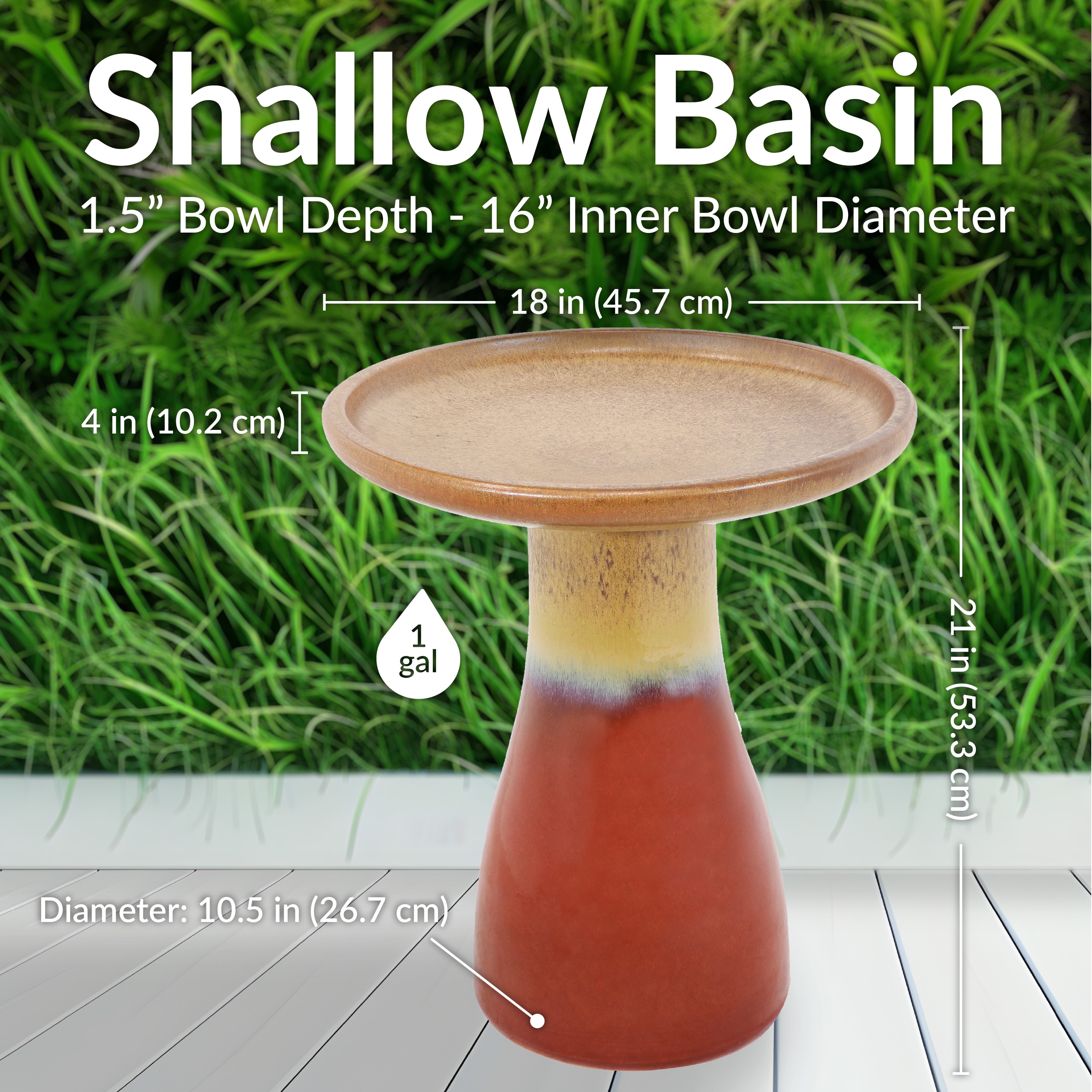 Sunnydaze Decor AP-500 birdbaths - View #6