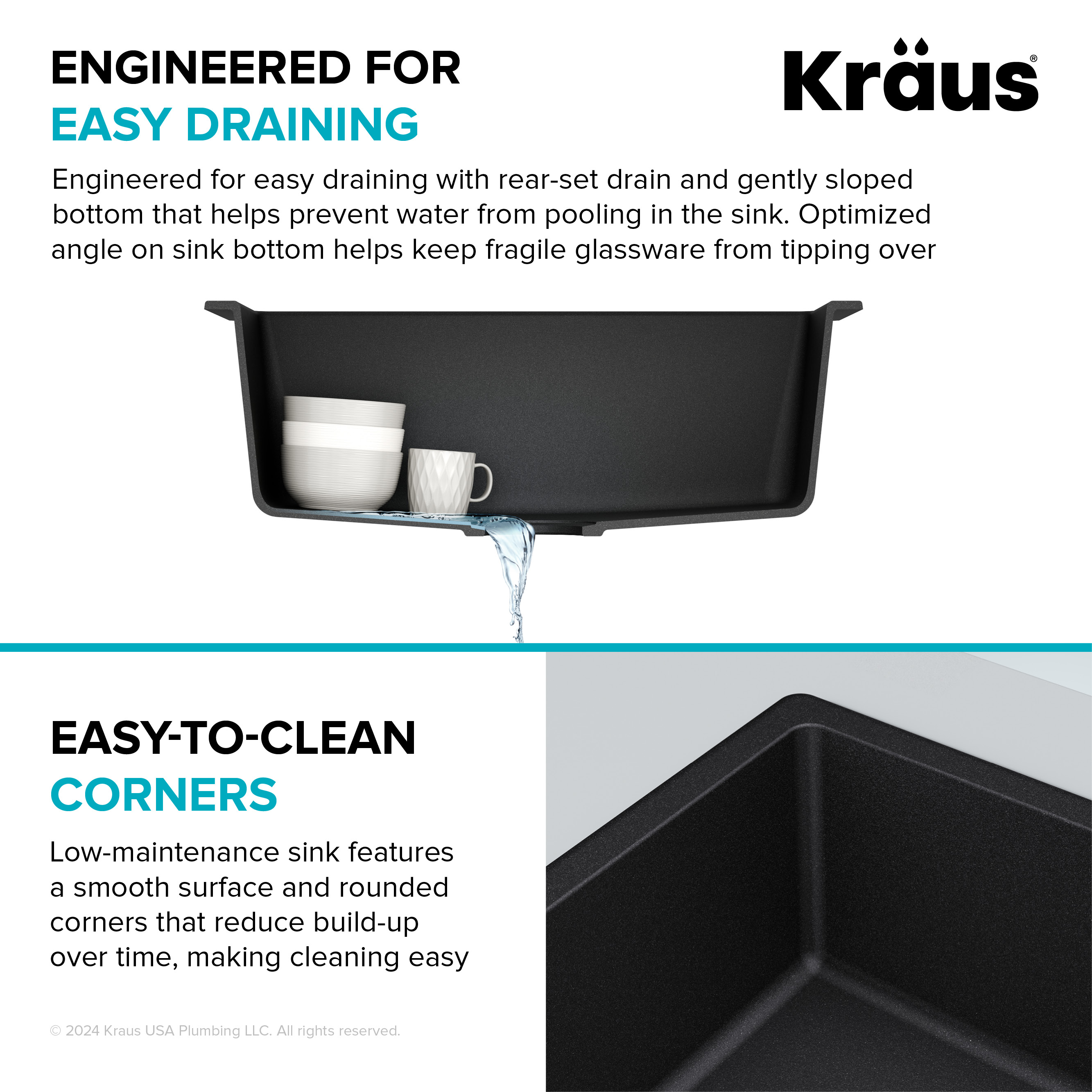 Kraus KGD-410B Kitchen-Sinks - View #10