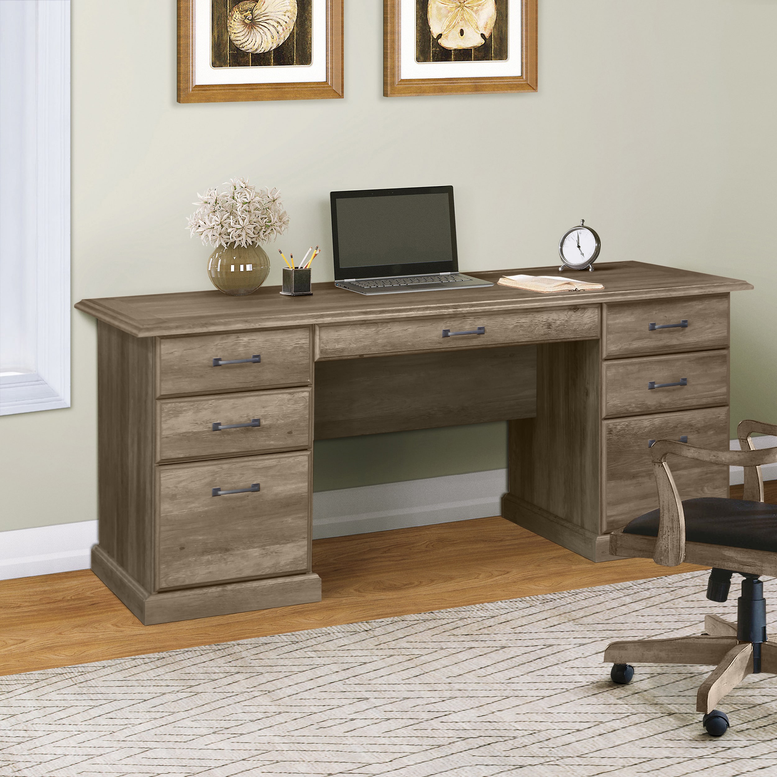 Saint Birch SBYH1201EDRO Honduras 65-in Brown Casual Writing desk