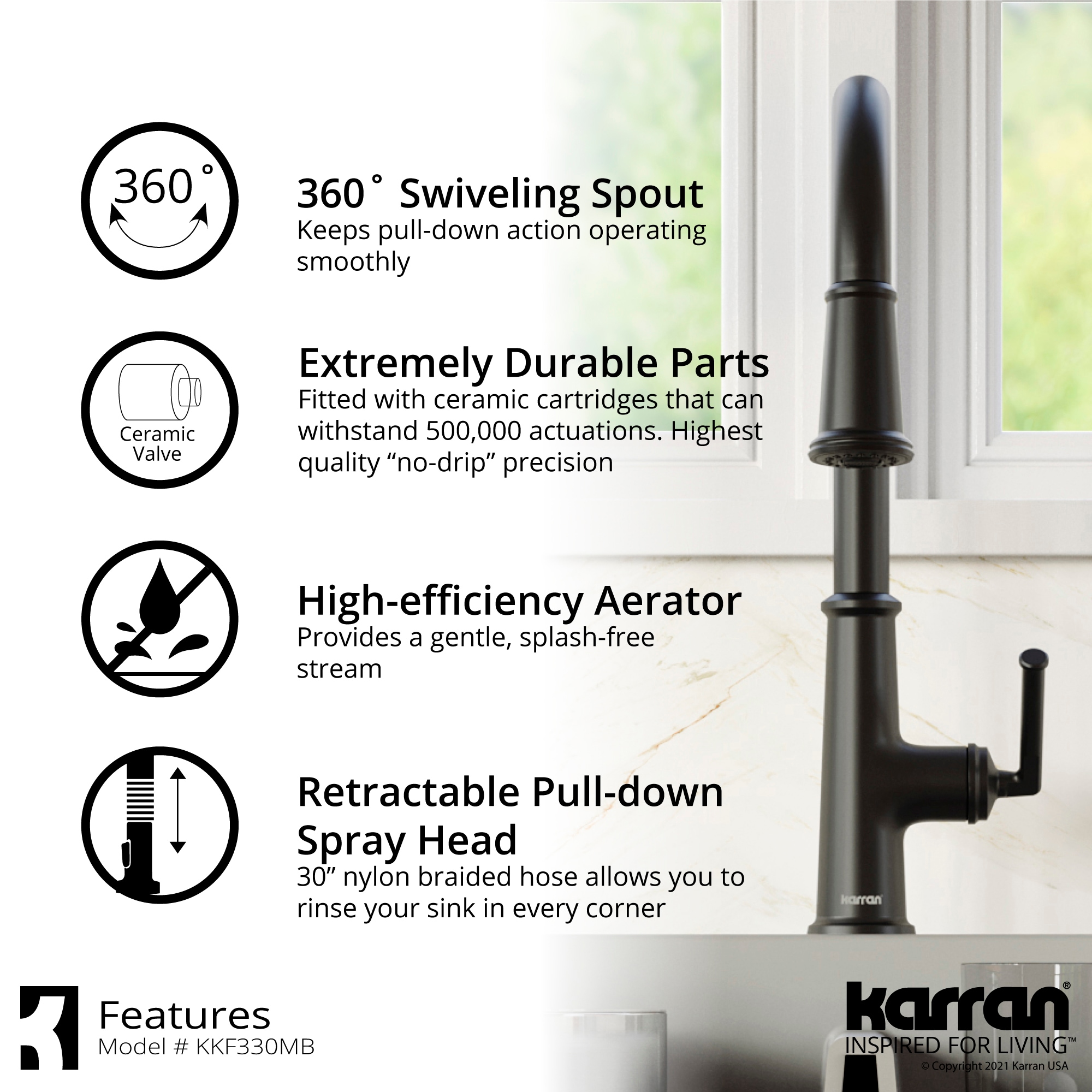 Karran QT710GRKKF330MB Kitchen-Sinks - View #9