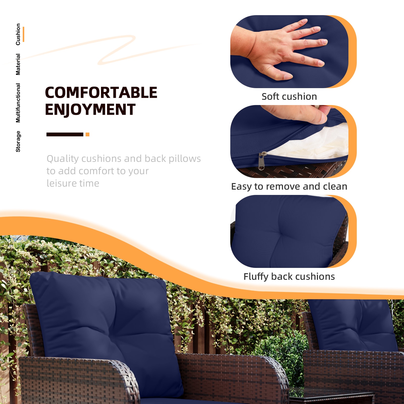 Patio Watcher RT-X5-B2-2 Patio-Conversation-Sets - View #9