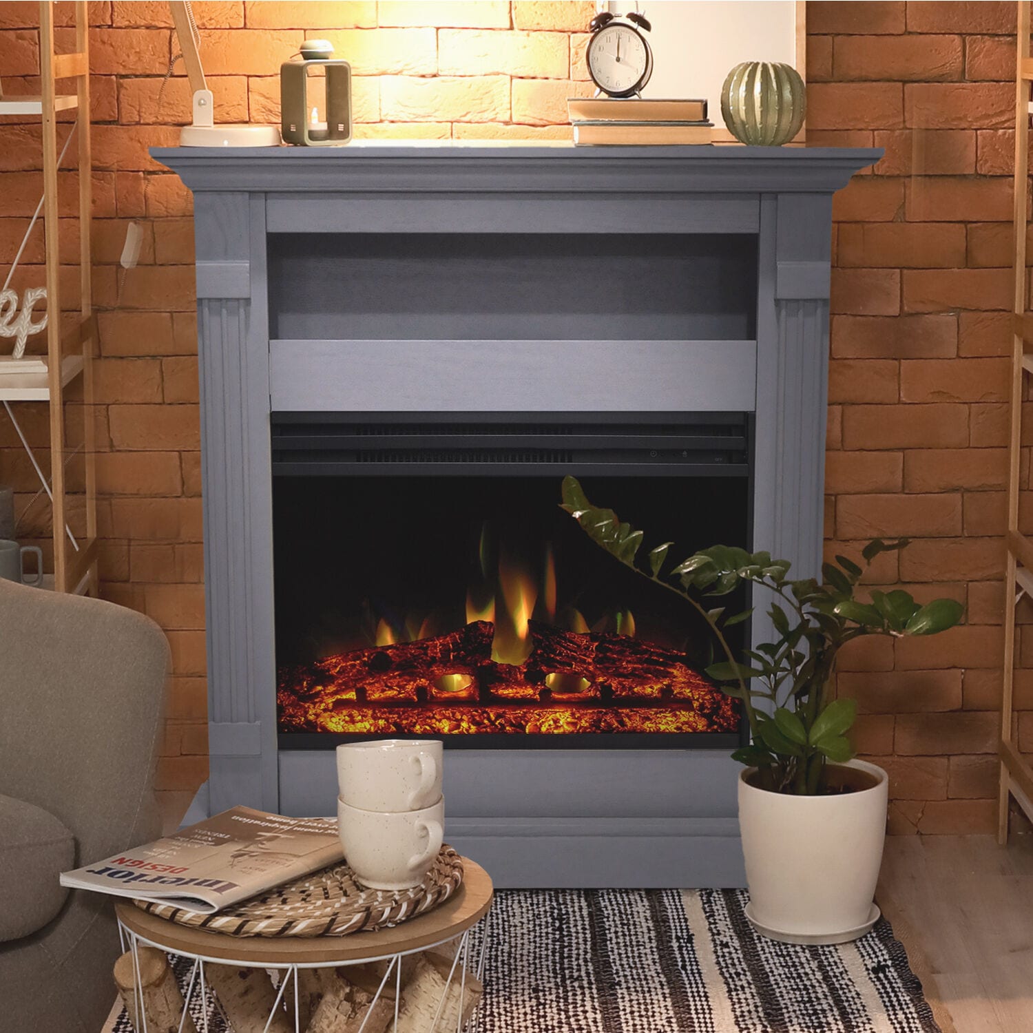 Cambridge CAM3437-1SBLLG3 Electric-Fireplaces - View #9