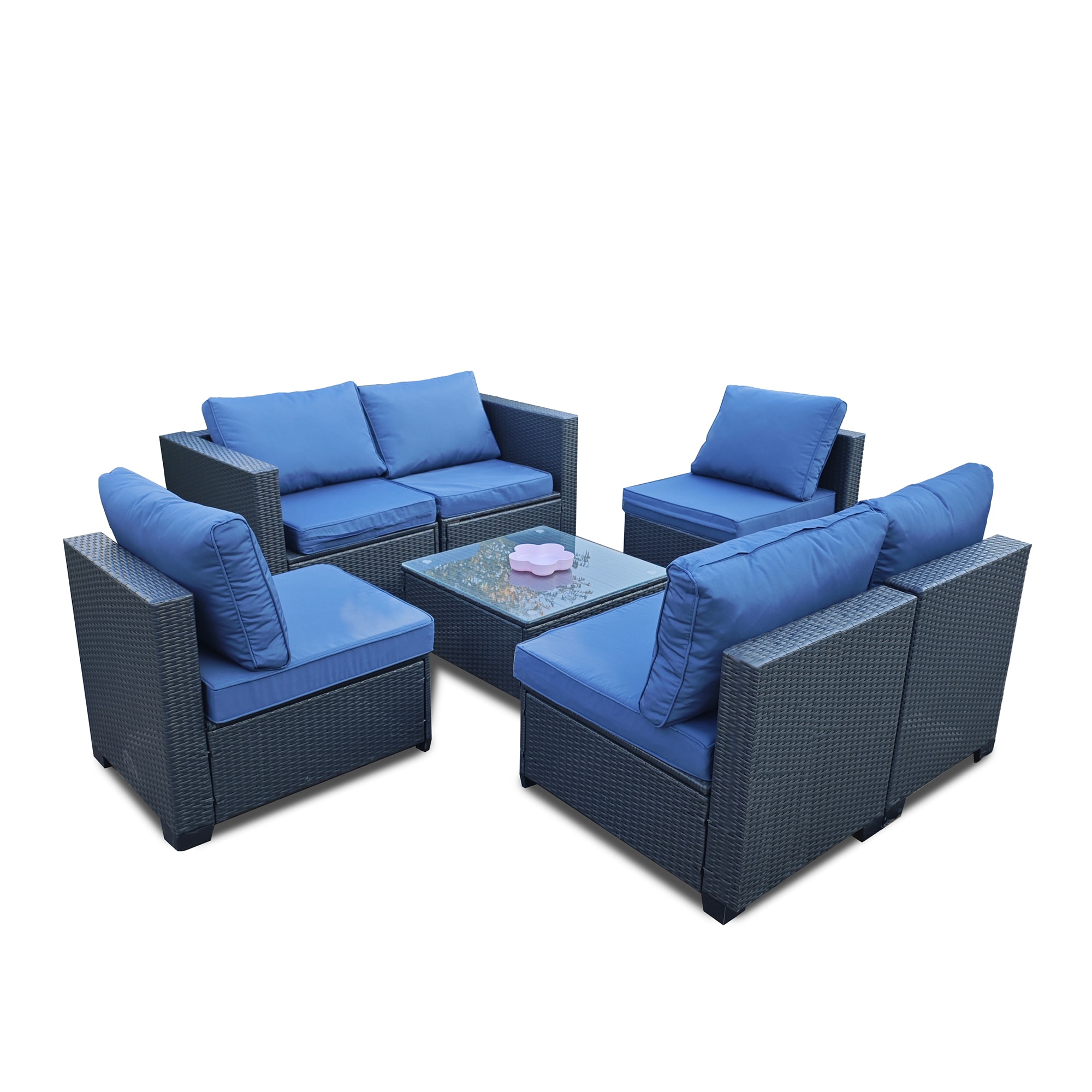 SINOFURN SYA010491GY Patio-Sofas-Daybeds - View #8