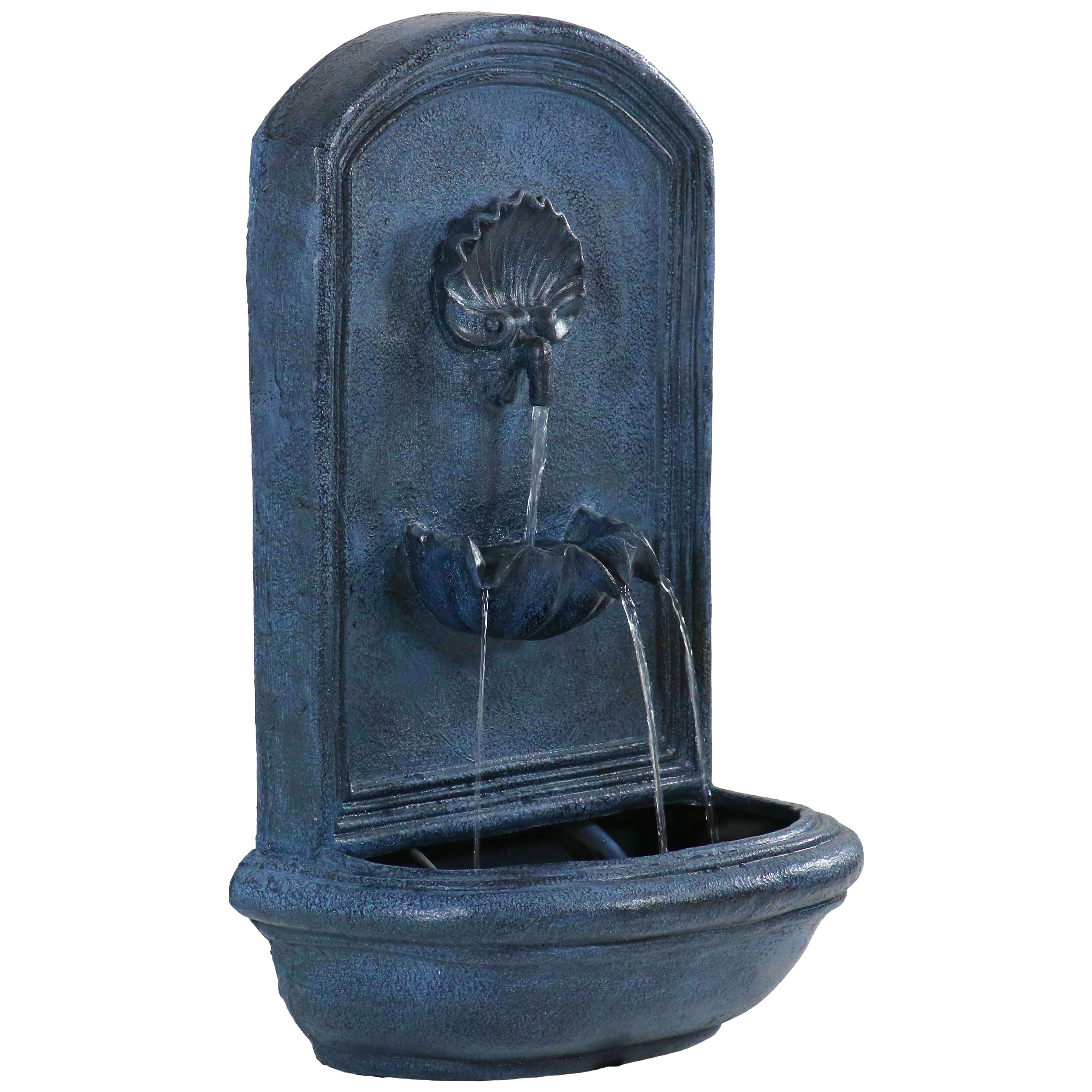 Wall fountain Black Garden Decor at Lowes.com