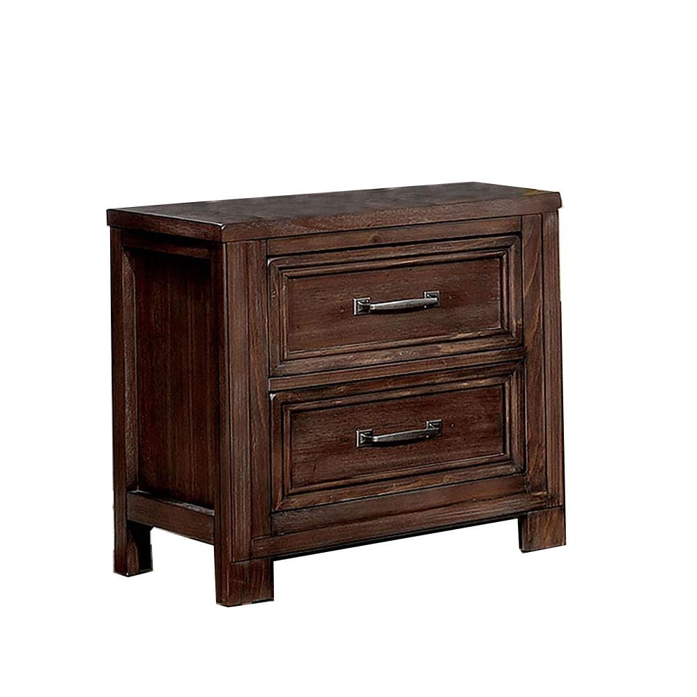 Benzara UPT-195123 Brown Nightstand