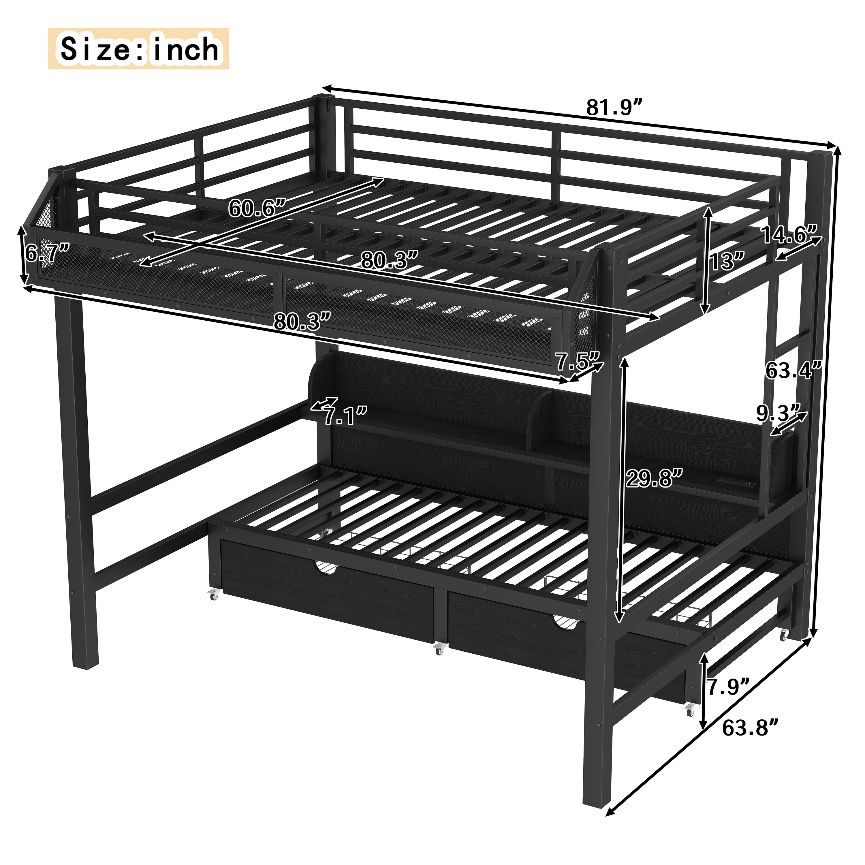 Loebelle TXXBUNK16 Bunk-Beds - View #6
