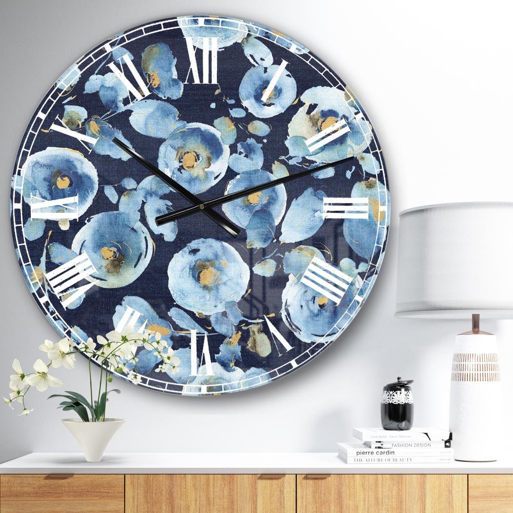 Designart CLM30947-C23 Analog Round Wall Traditional