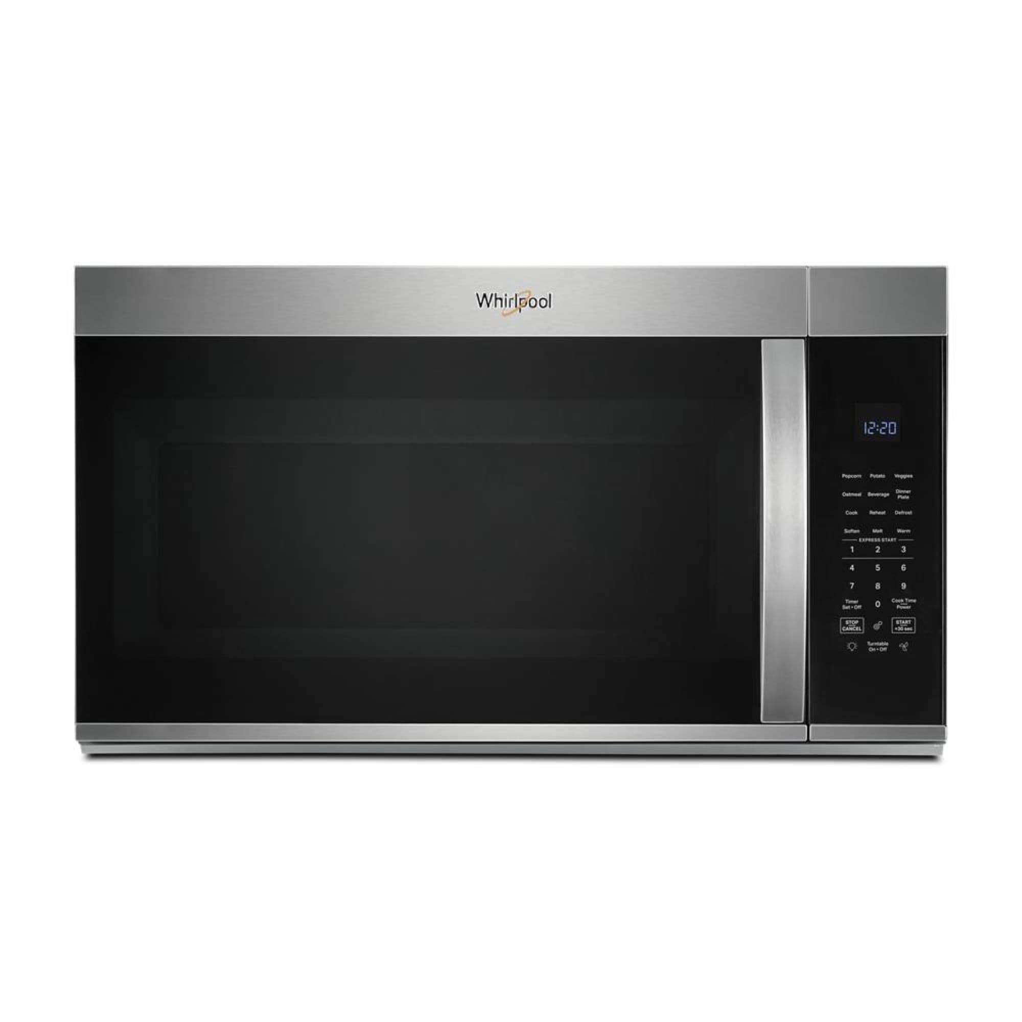 Whirlpool 1.9-cu ft 1000-Watt 29.875-in Over-the-Range Microwave with Sensor Cooking (Stainless Steel)