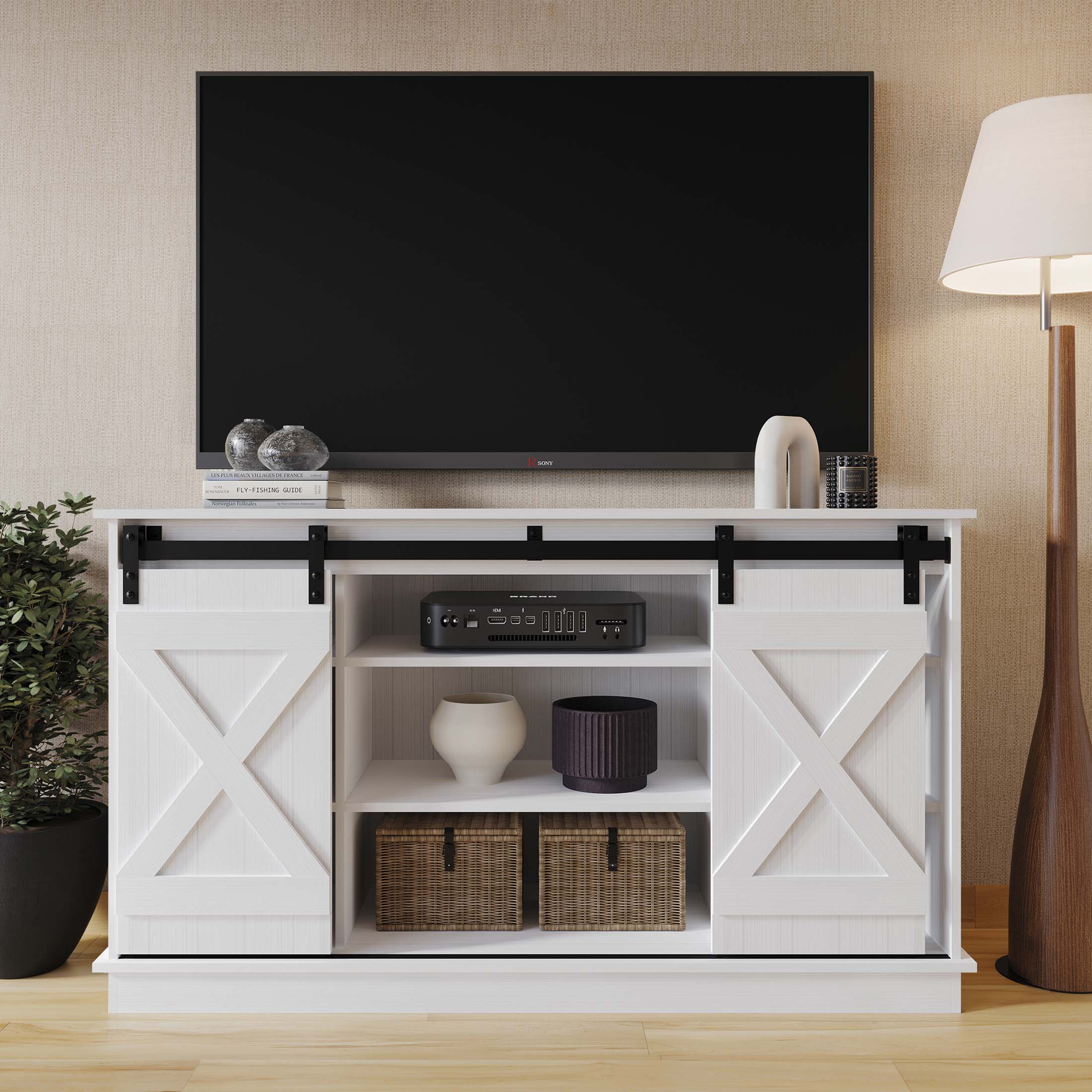 CasePiece C7030TV-WT Tv-Stands - View #2
