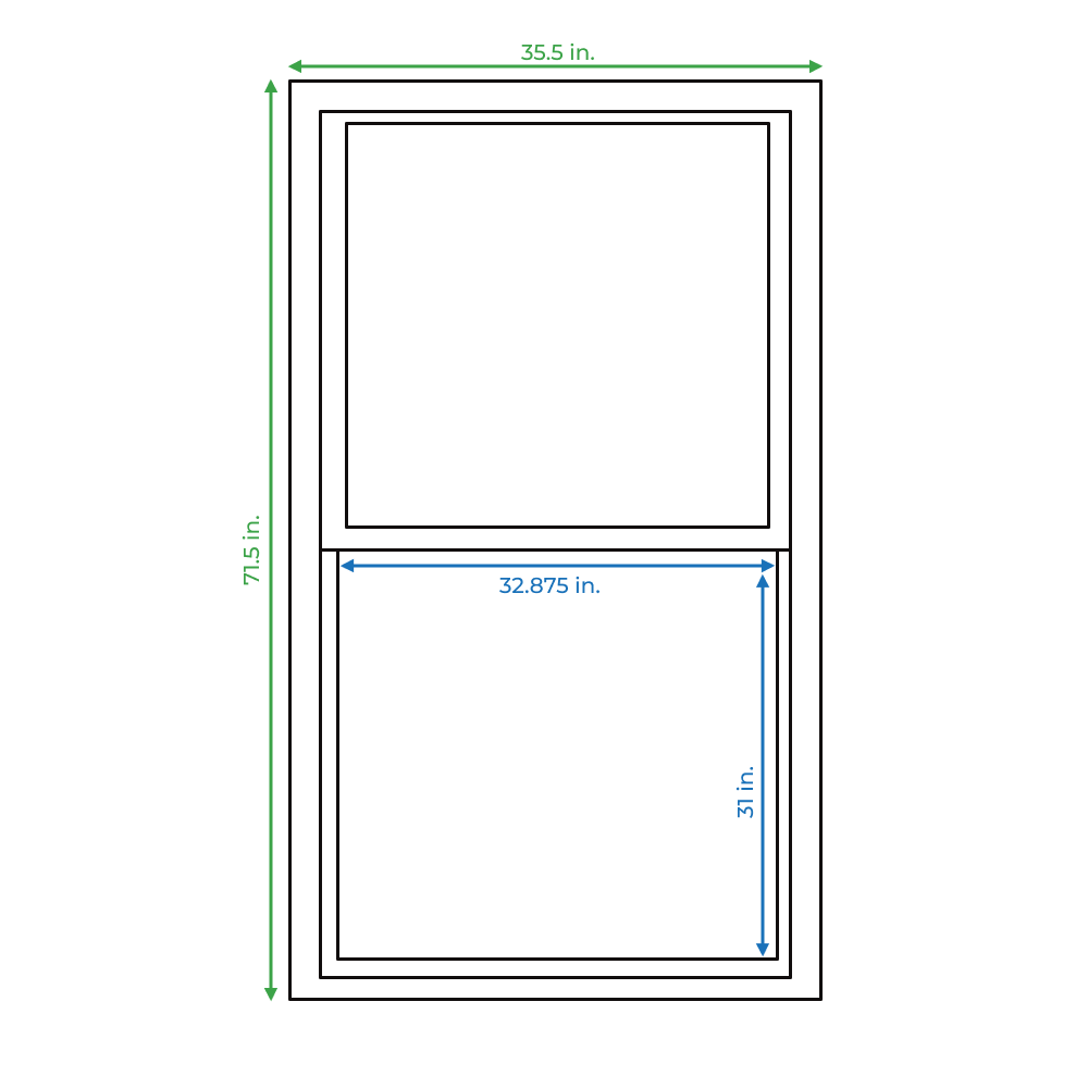 RELIABILT 719801225535105SH Single-Hung-Windows - View #6
