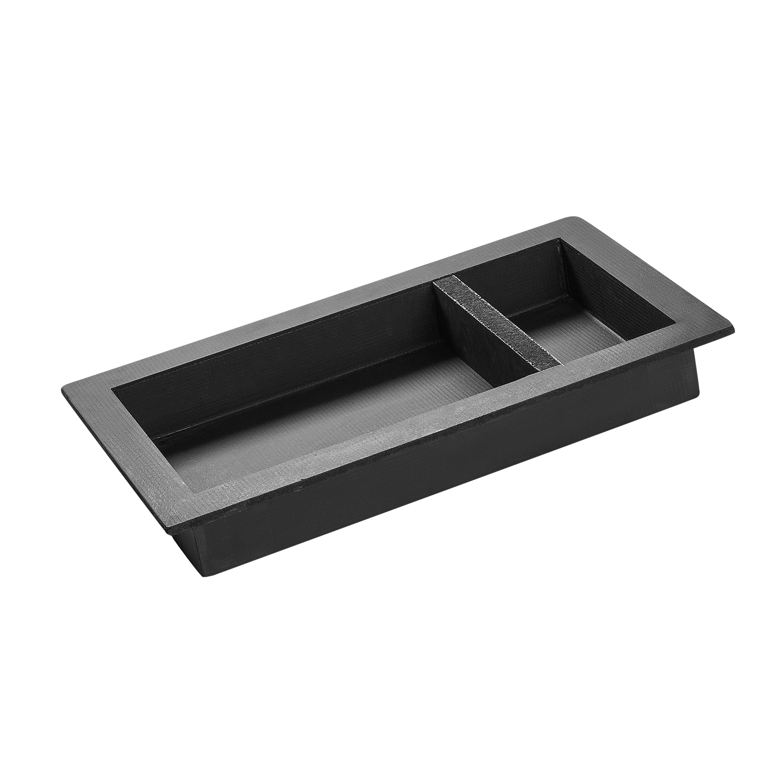 GIVIMO Shower Niche 16 x 28 x 4-in Recessed Wall Niche with Movable Divider Shelf Modern Soap Shampoo Storage Organizer Square Corners Waterproof Black for Bathroom