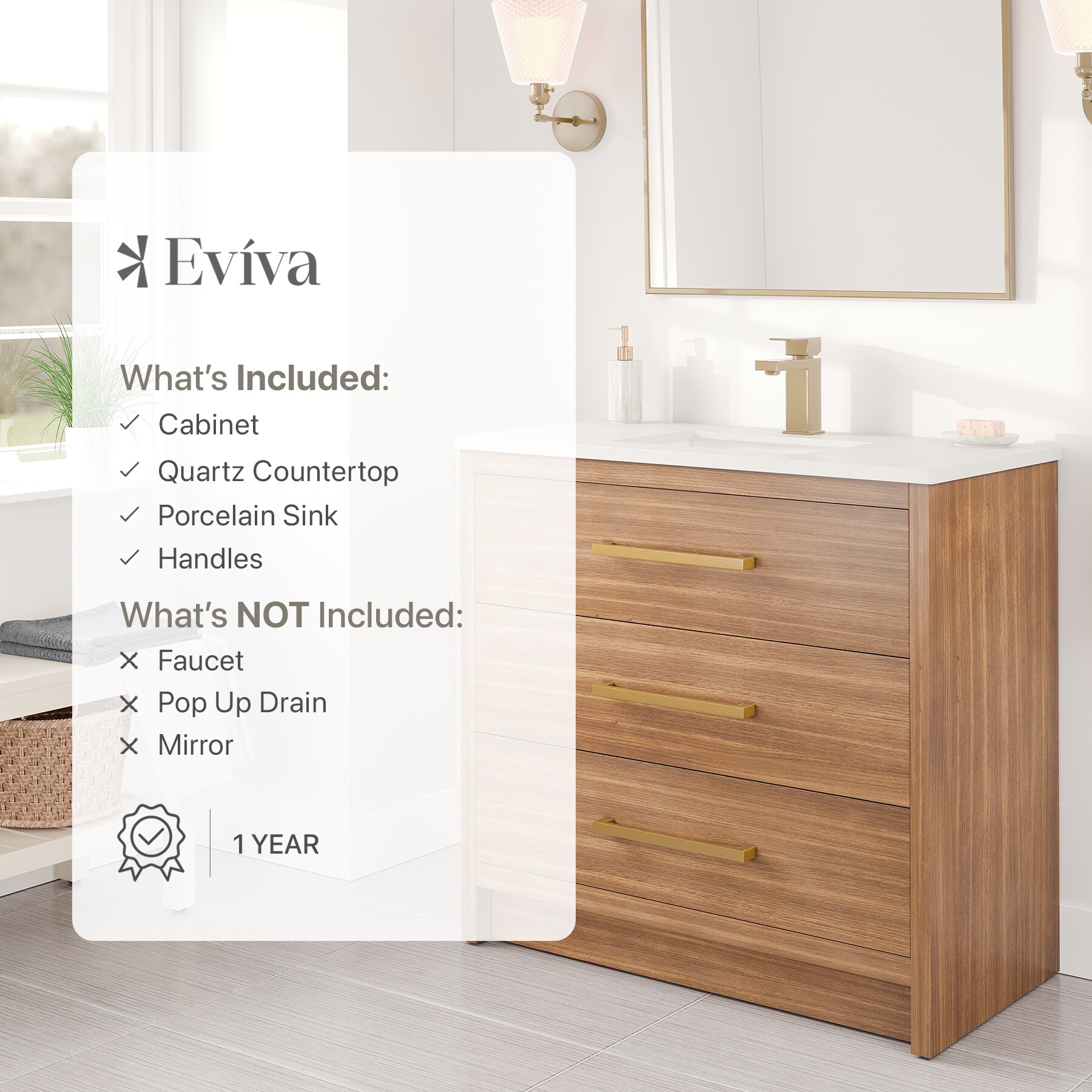 Eviva EVVN812-36X18WN Bath-Vanity-Combo - View #9