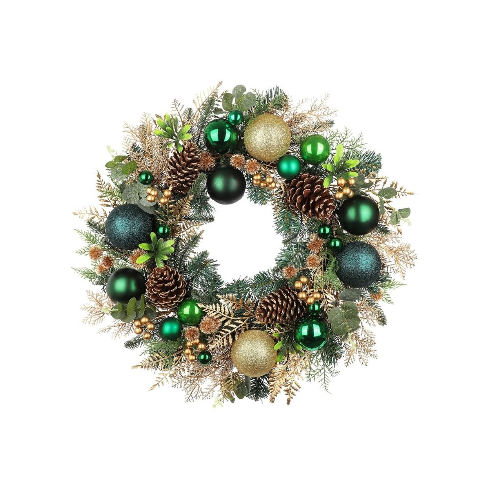 Casual Home - 24-Inch Norfolk Pine Christmas Wreath