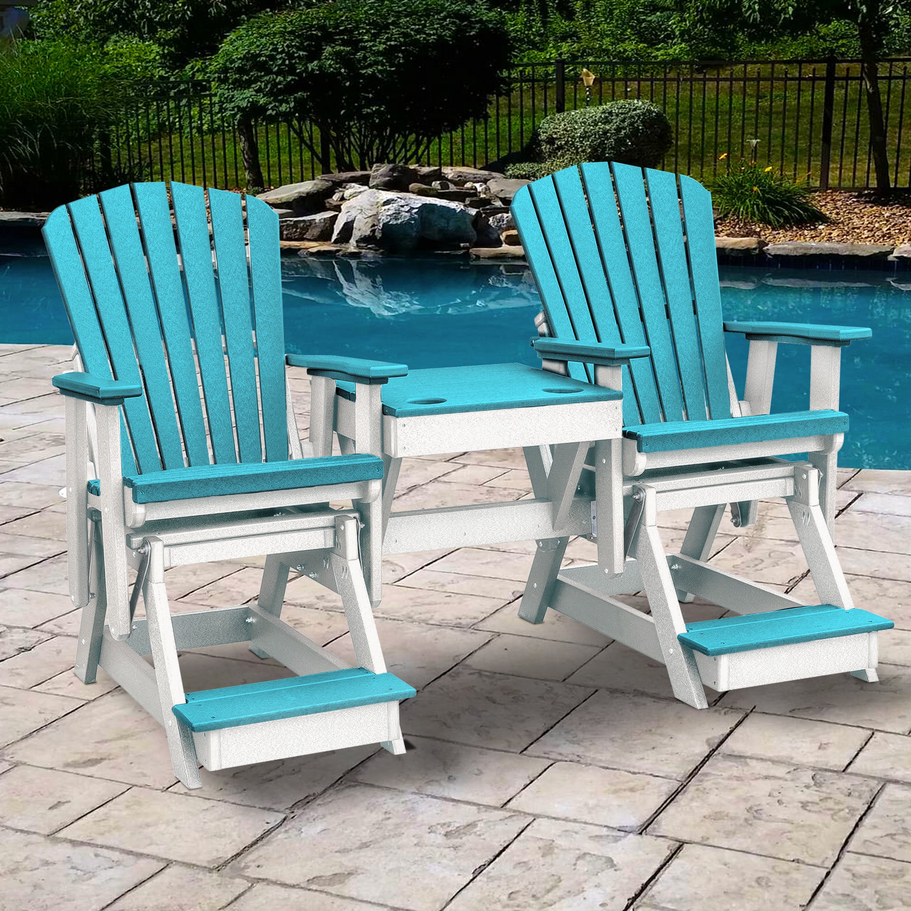 American Furniture Classics 516ARW-K Patio Conversation Set