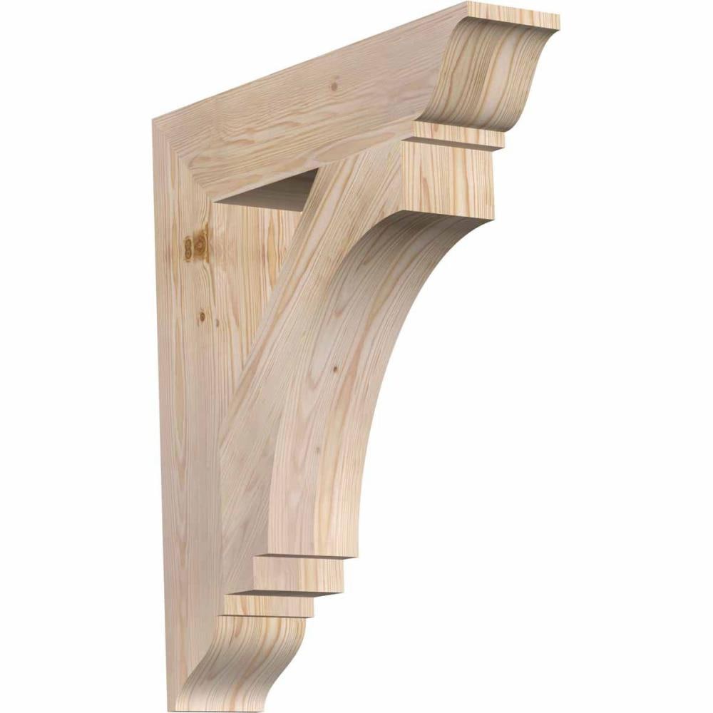 Ekena Millwork BKT06X28X32IMP01SDF Imperial traditional smooth 5-1/2-in x 28-in x 32-in Douglas fir Brown Wood Standard bracket