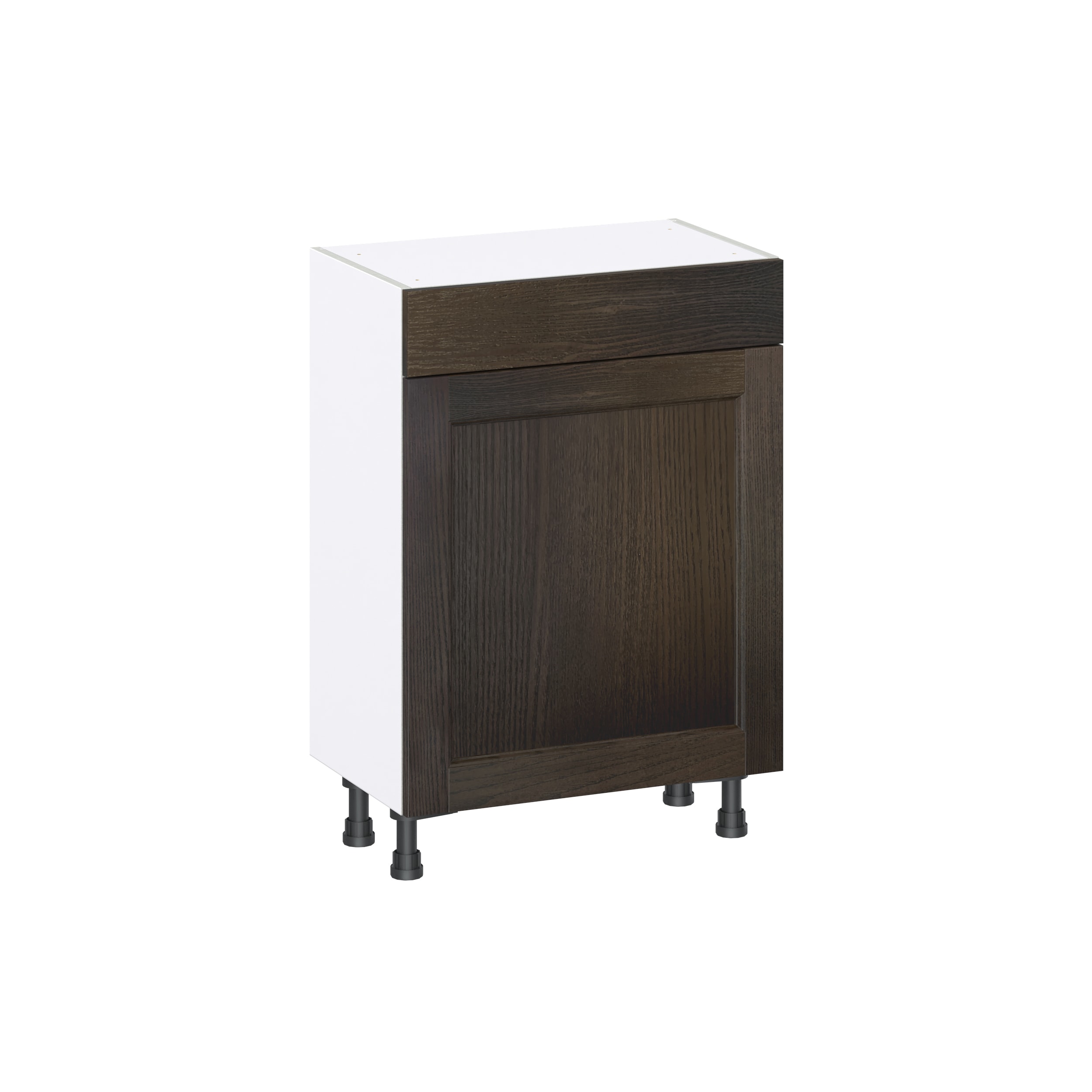Hugo&Borg DSB2414(L/R)-MO Montclaire 24-in W x 34.5-in H x 14-in D Wood Base Fully assembled Cabinet (Recessed Panel Shaker)