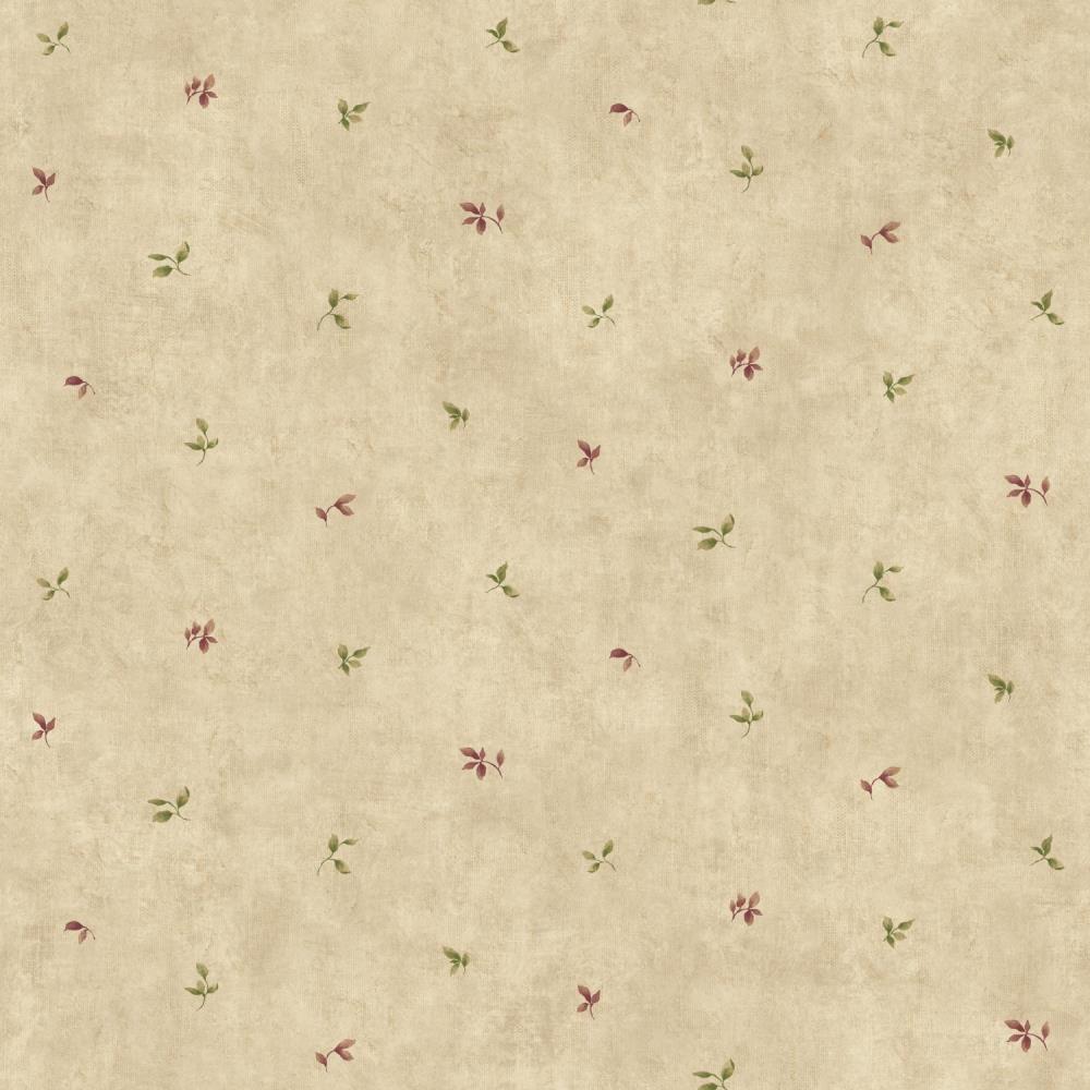 York Wallcoverings LG1376 Rustic Living 56-Sq. Feet Red Paper Polka dot Prepasted Soak and Hang Wallpaper