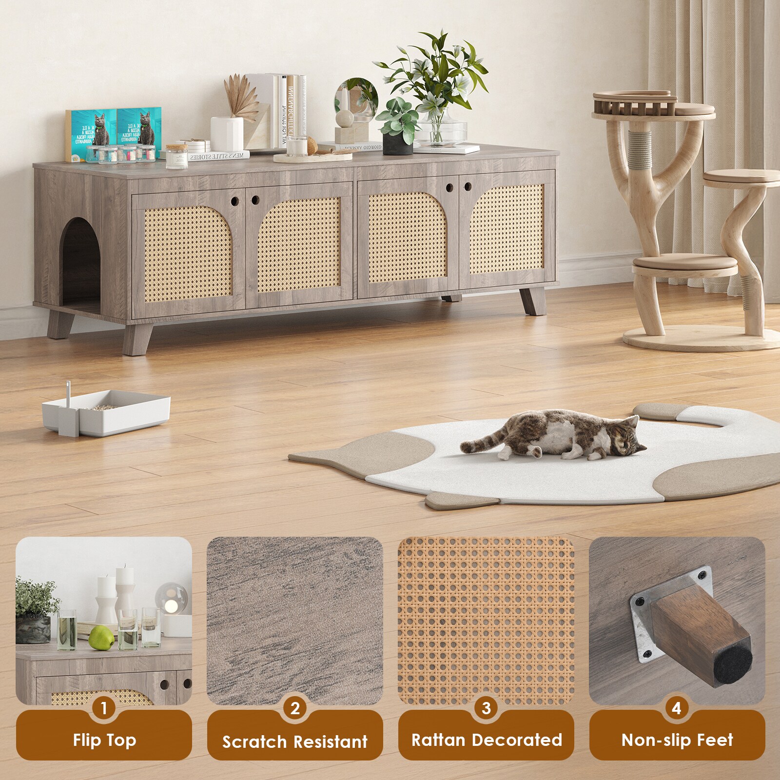 LUXEYARD DS-J-P380885-T3623 Cat-Litter-Box - View #6