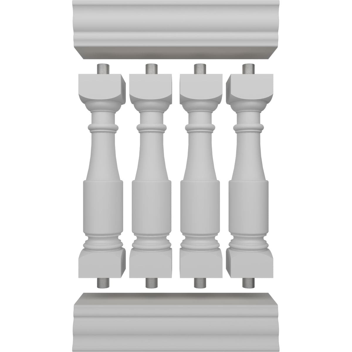 Ekena Millwork BALK38X024HMG railings - View #5