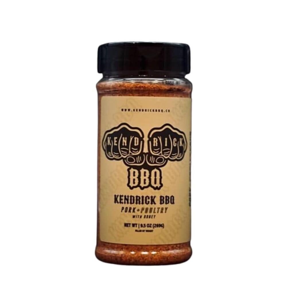 Kendrick BBQ BK002R Pork and Poultry with Honey Bar-B-Q Rub/Seasoning 9.5 oz 1 pk