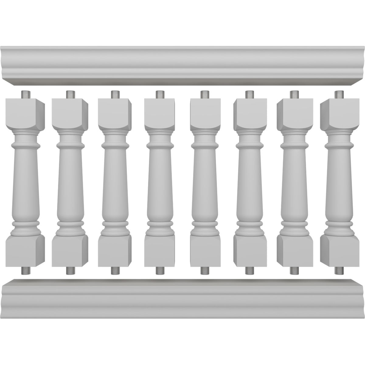 Ekena Millwork BALK42X060WEA railings - View #5