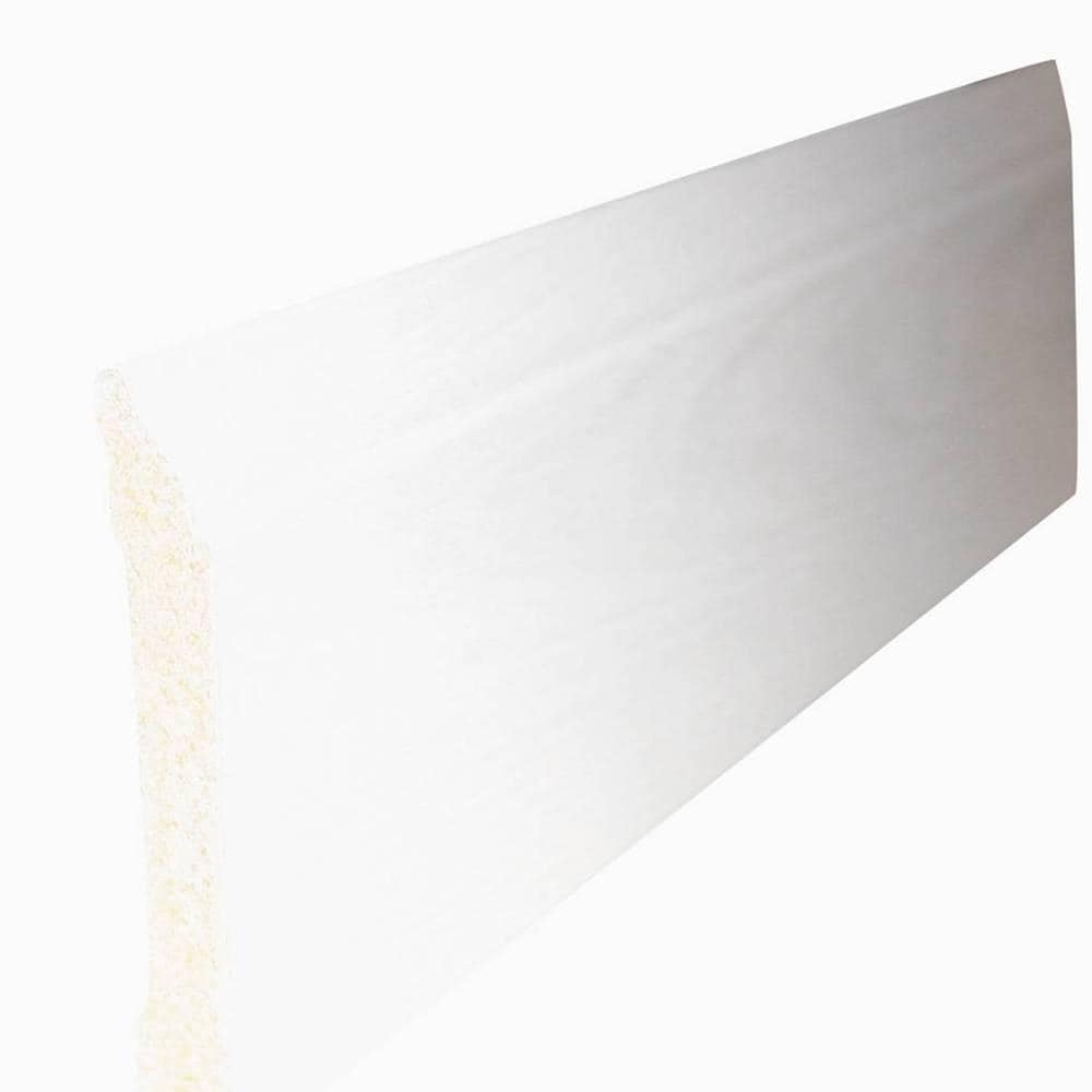 Inteplast Group Building Products 46320800800 1/2-in x 2-3/8-in x 8-ft Traditional Finished Polystyrene Baseboard