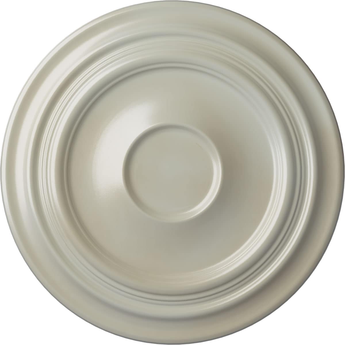 Ekena Millwork CM24TRFBS Traditional 24.375-in W x 24.375-in L Painted Flash Blue Polyurethane Whole Ceiling Medallion