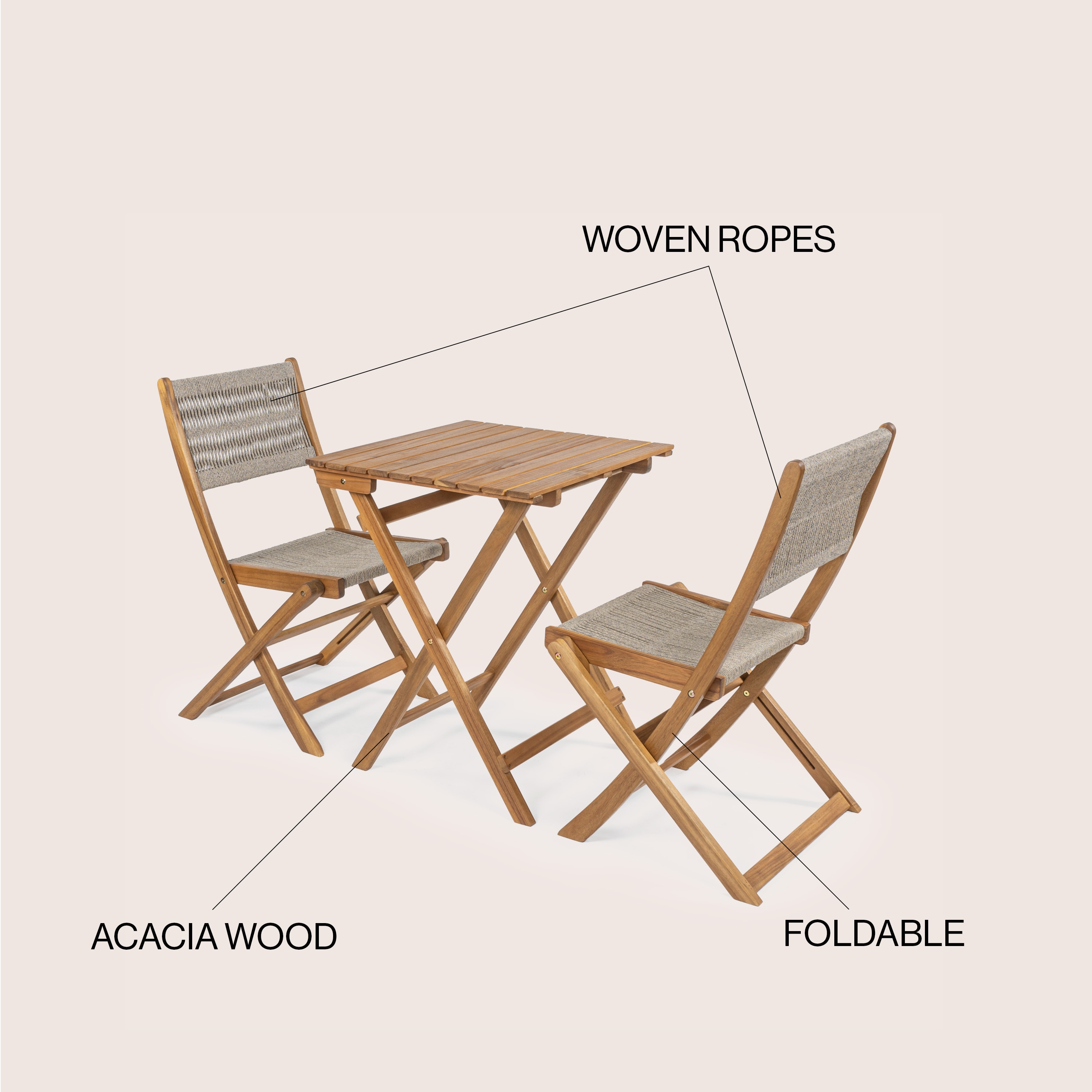 JONATHAN  Y DNG2001A-3SET Patio-Dining-Sets - View #3