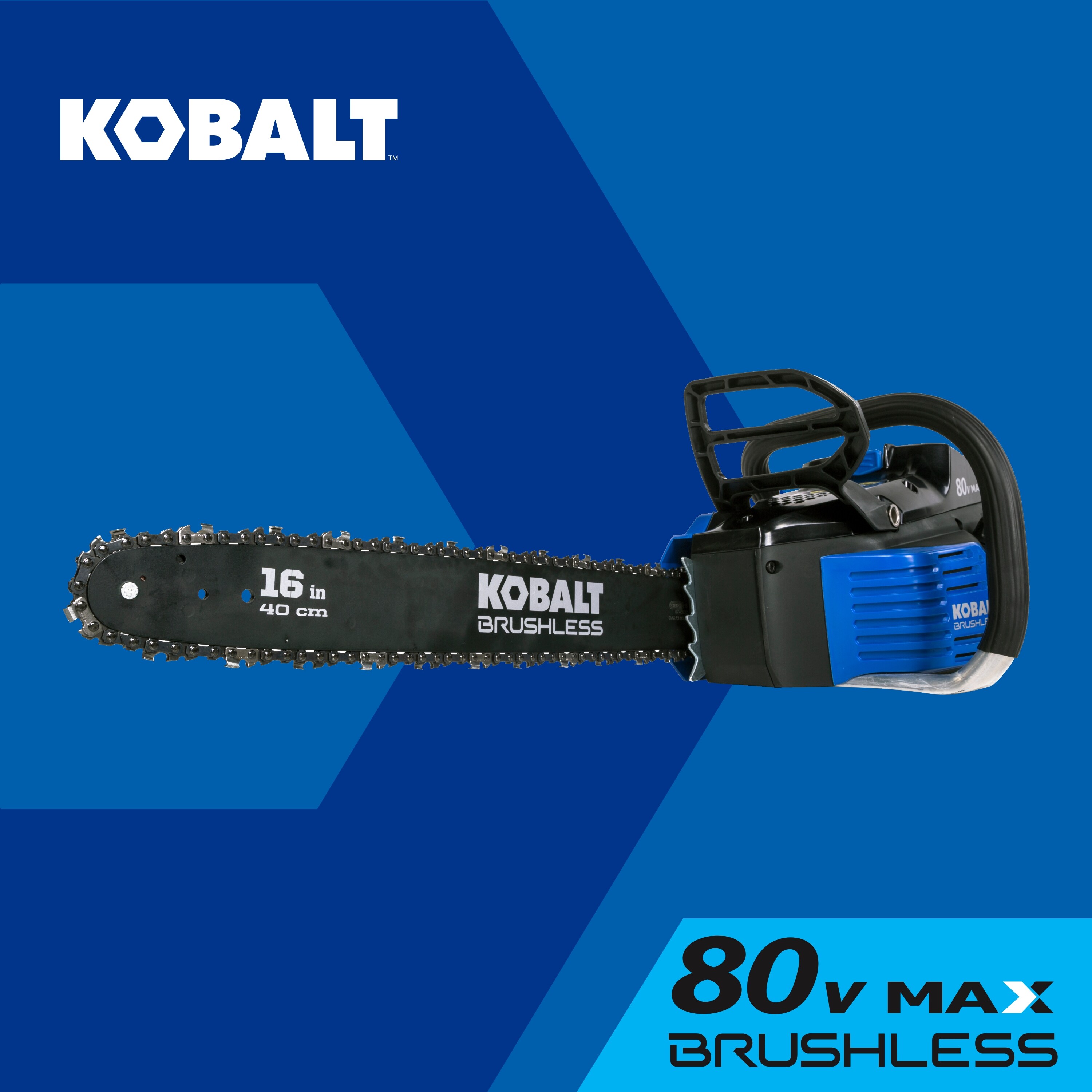 Kobalt 80 volt 16 in Battery 2 Ah Chainsaw Battery and Charger Included KCS280B 06 at Lowes