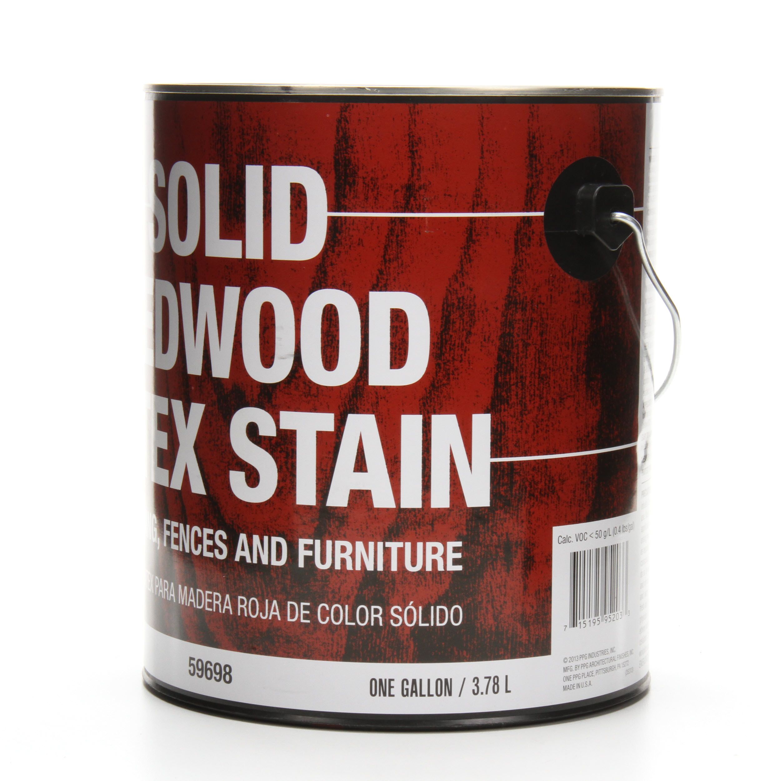 solid redwood latex stain