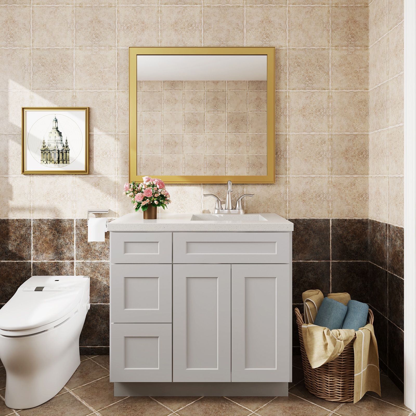 LOVMOR SD-V3621DL-LOWES vanities - View #4