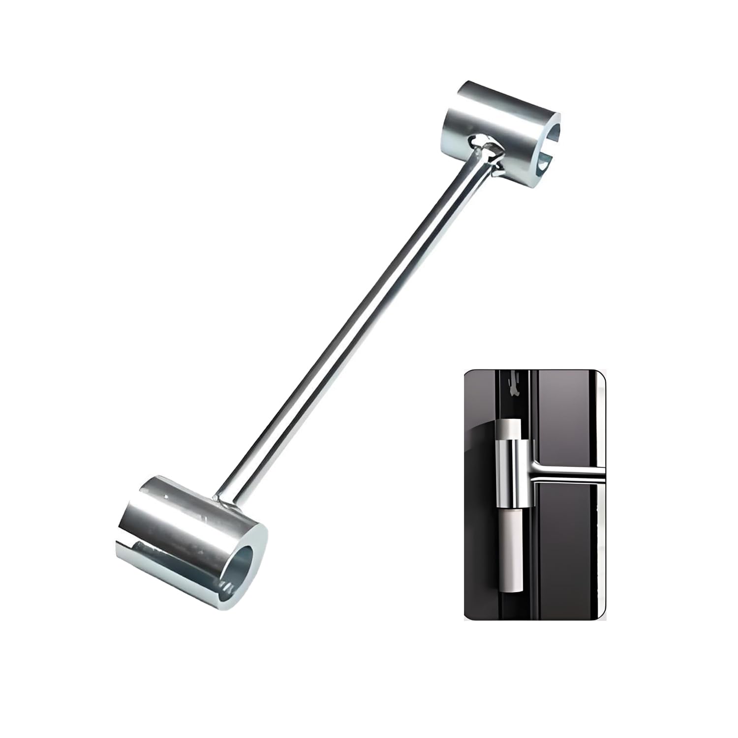 KHKFY  Door Hinge Adjustment Tool Heavy Duty Steel Hinge Gap Adjusting Wrench for Door Alignment Fits 8mm to 19mm Hinges for Fire Cleanroom and
